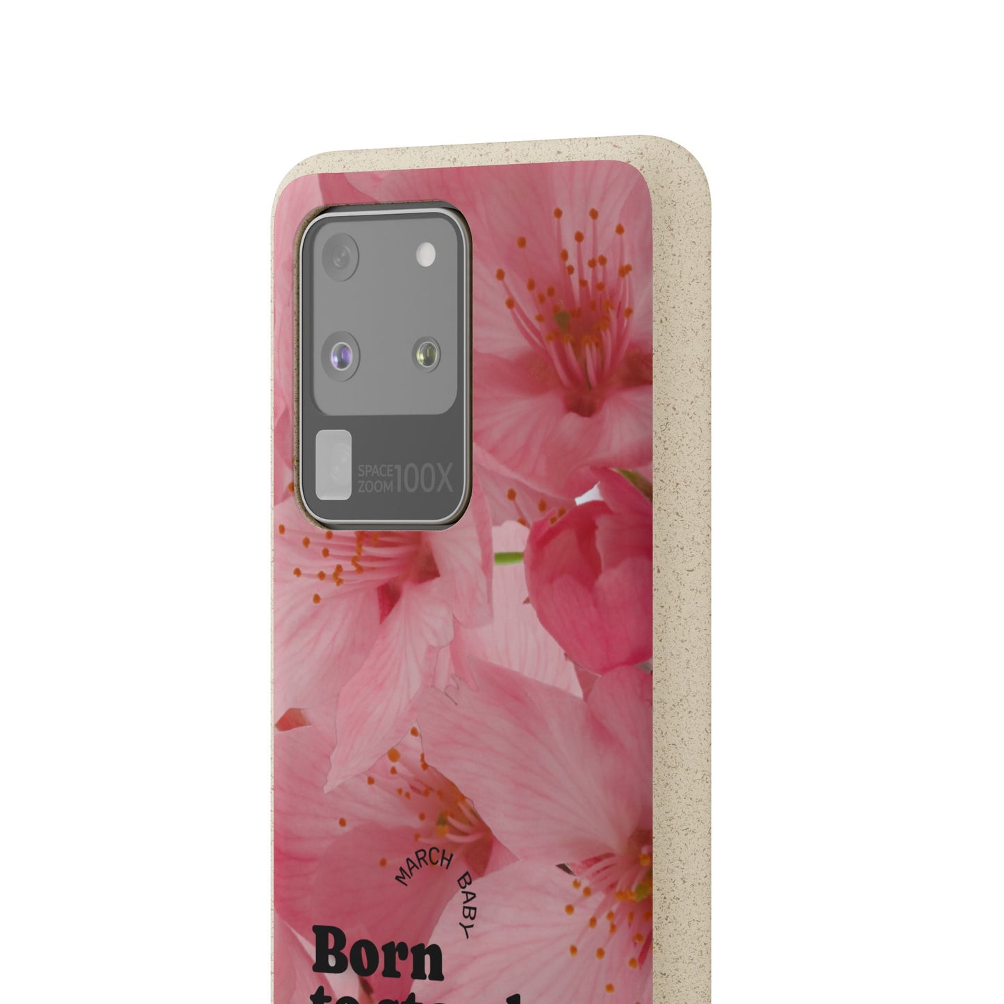 March Eco-friendly birth flower - Biodegradable case