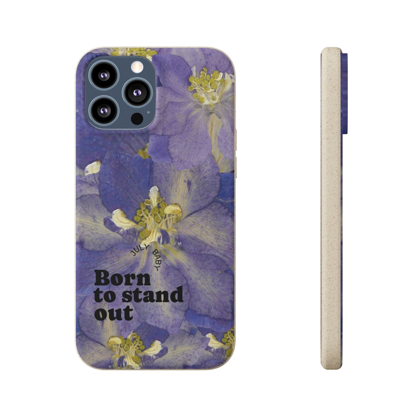 July Eco-friendly birth flower - Biodegradable case