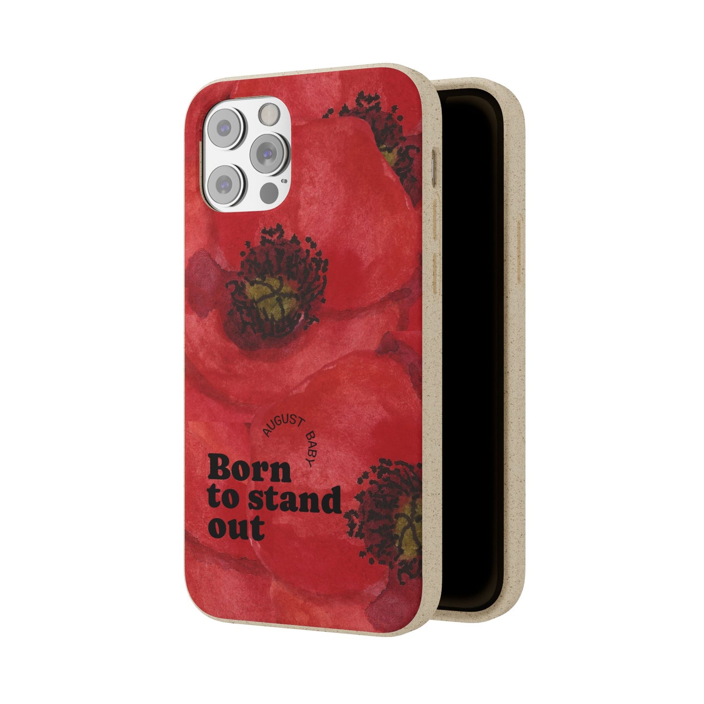 August Eco-friendly birth flower - Biodegradable case