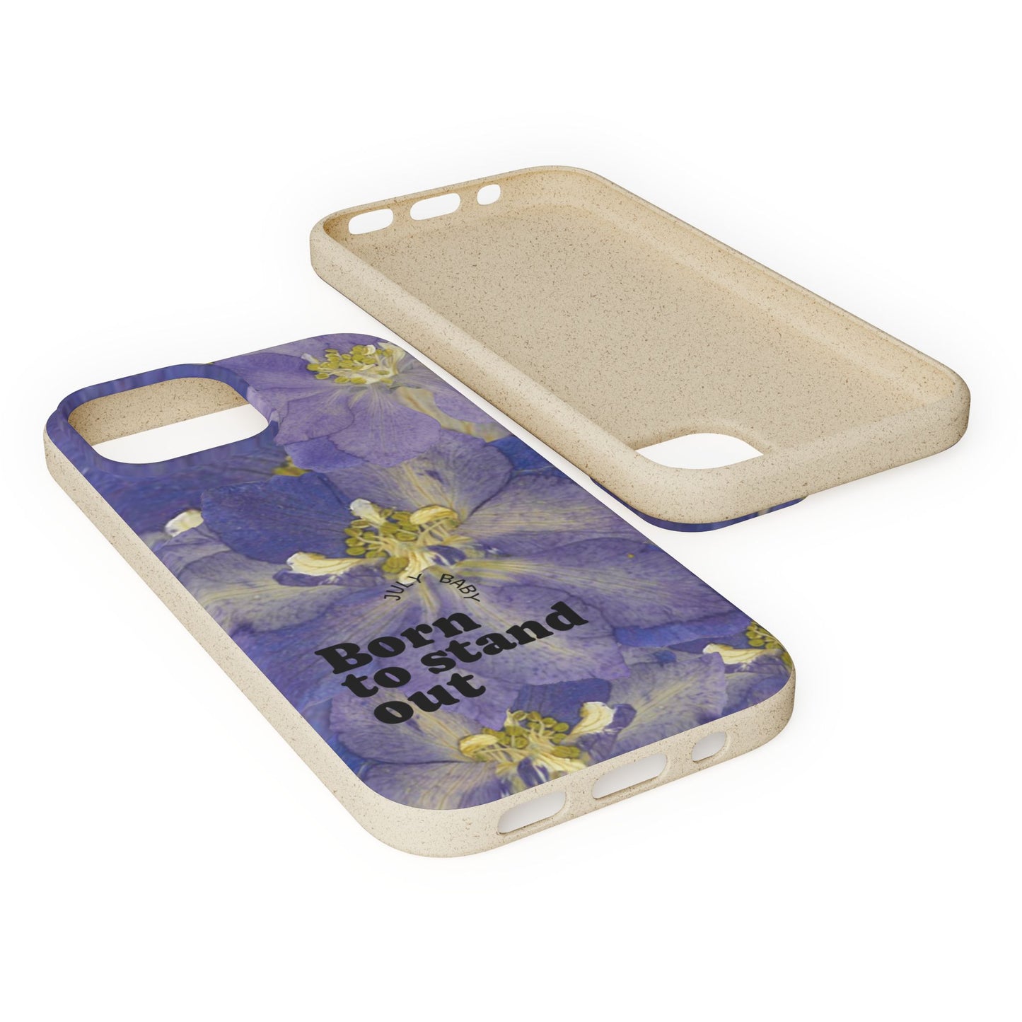 July Eco-friendly birth flower - Biodegradable case
