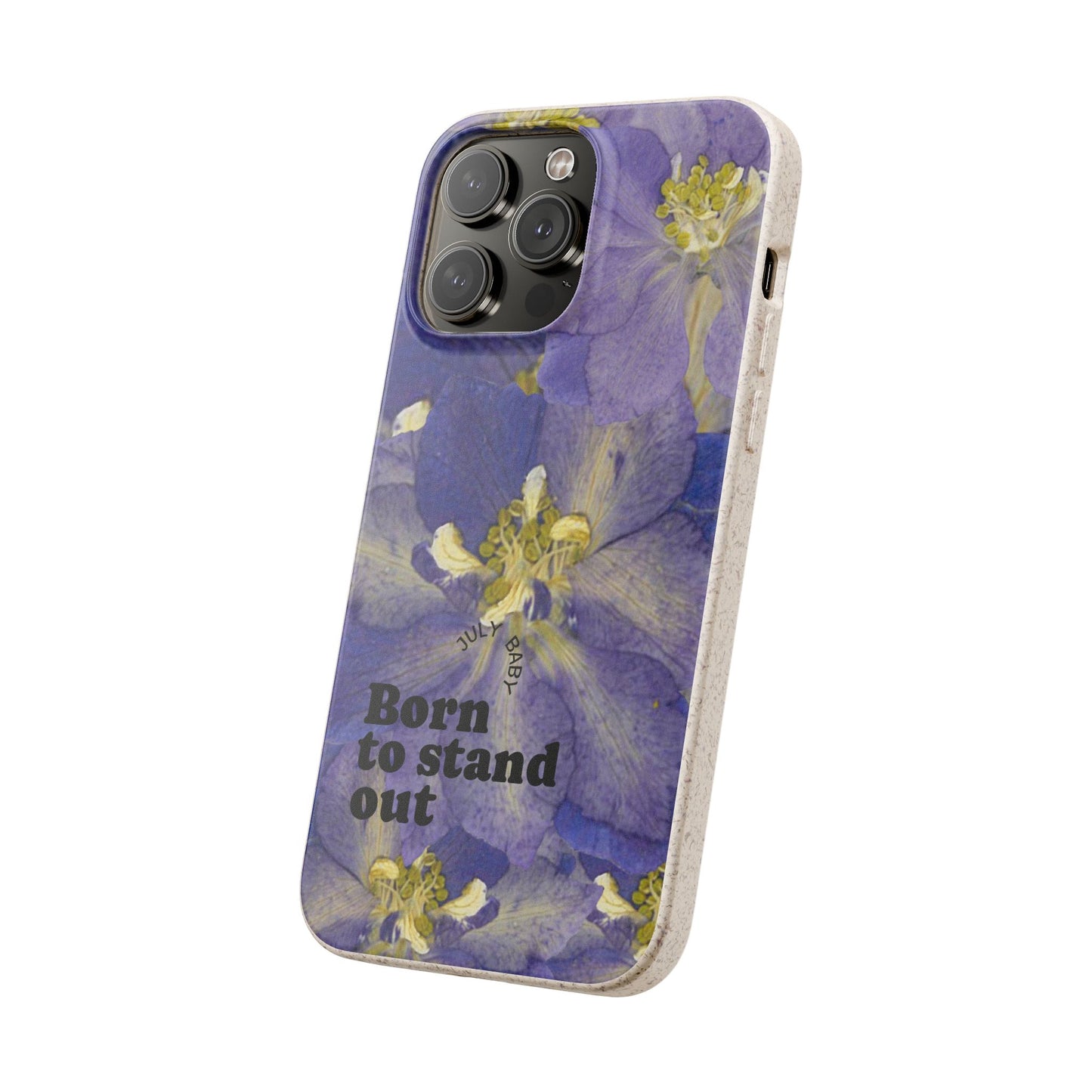 July Eco-friendly birth flower - Biodegradable case