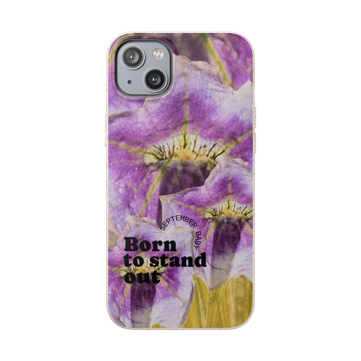 September Eco-friendly birth flower - Biodegradable case
