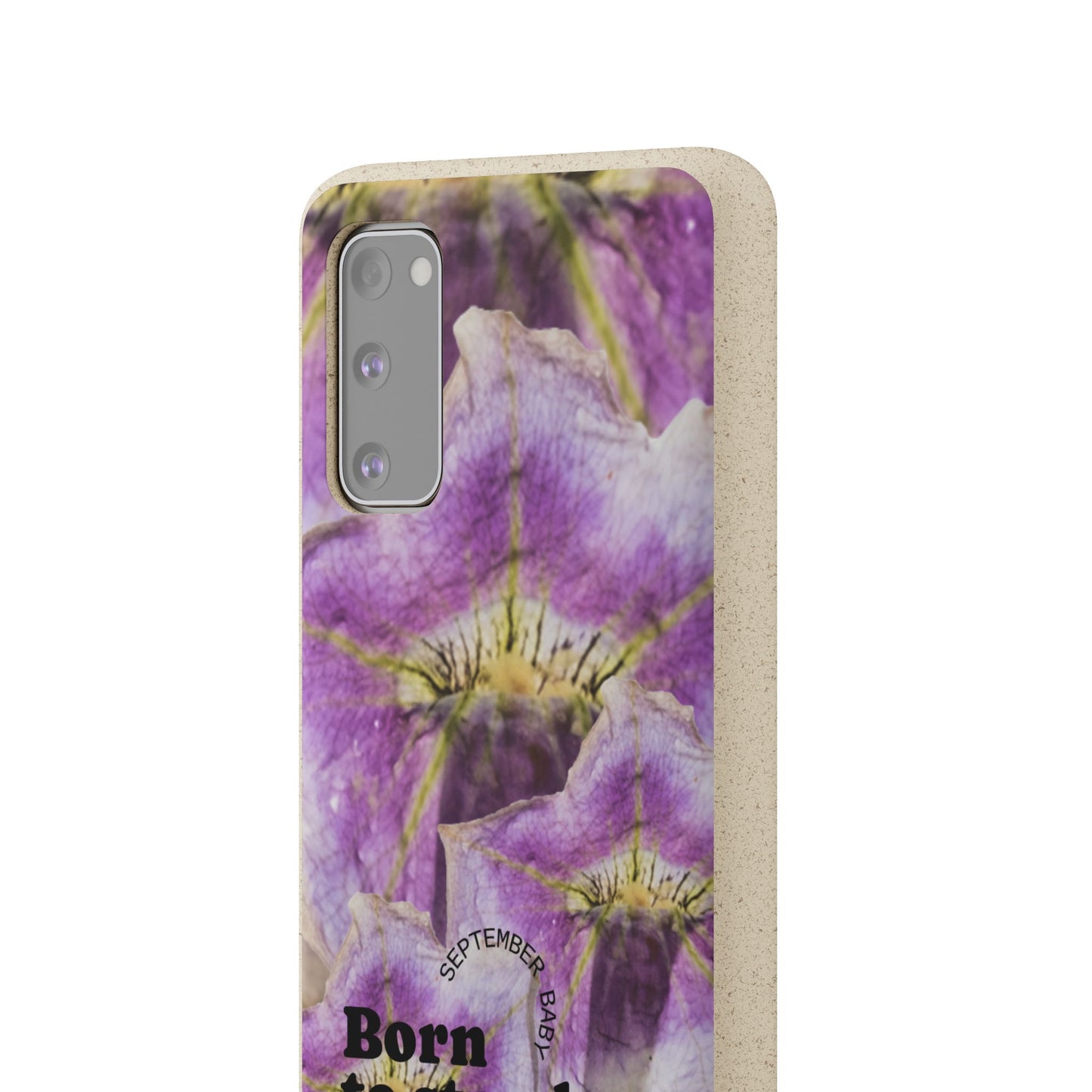 September Eco-friendly birth flower - Biodegradable case