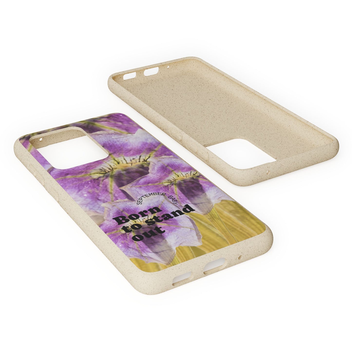 September Eco-friendly birth flower - Biodegradable case