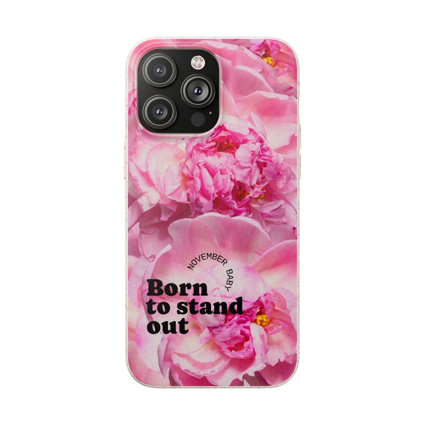 November Eco-friendly birth flower - Biodegradable case