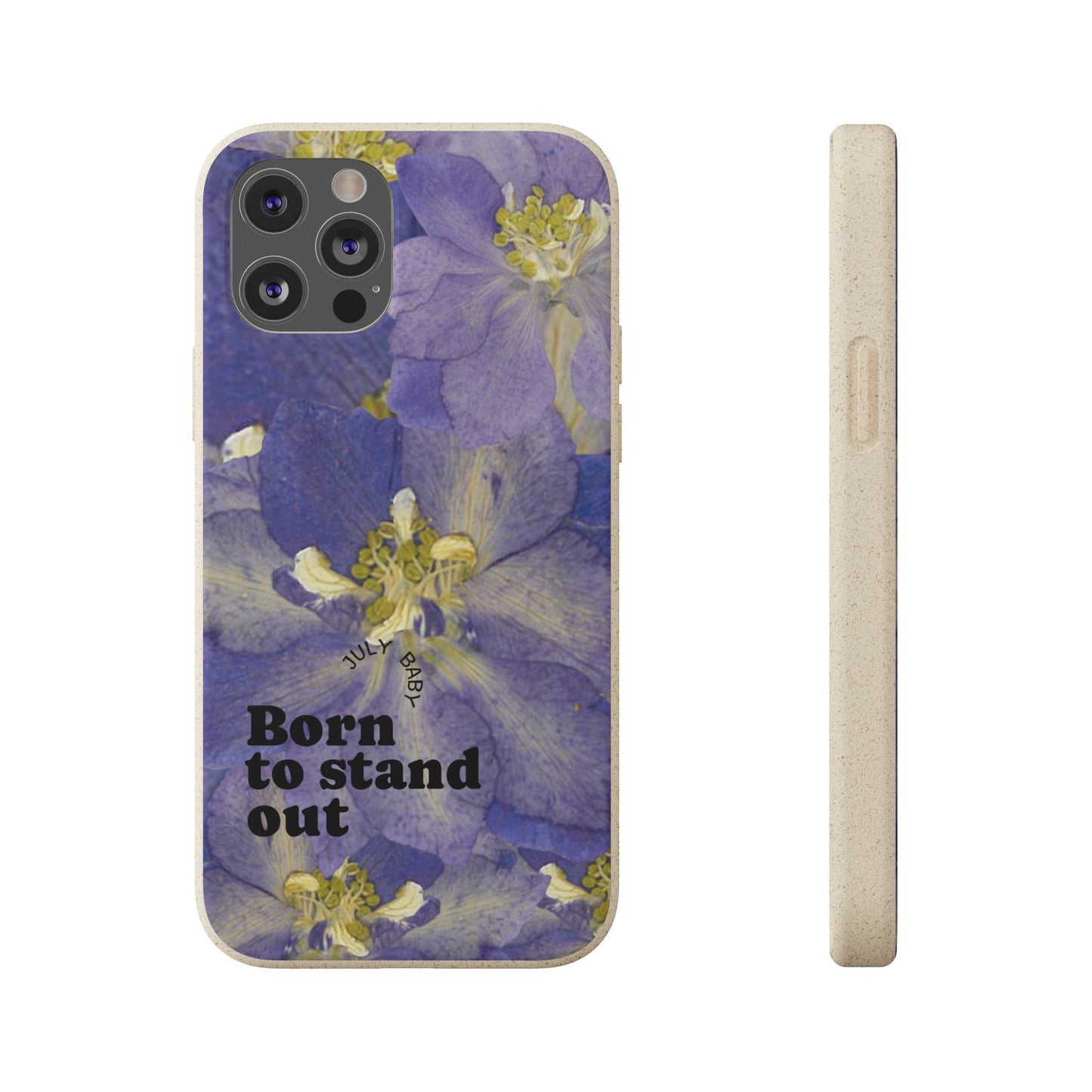 July Eco-friendly birth flower - Biodegradable case