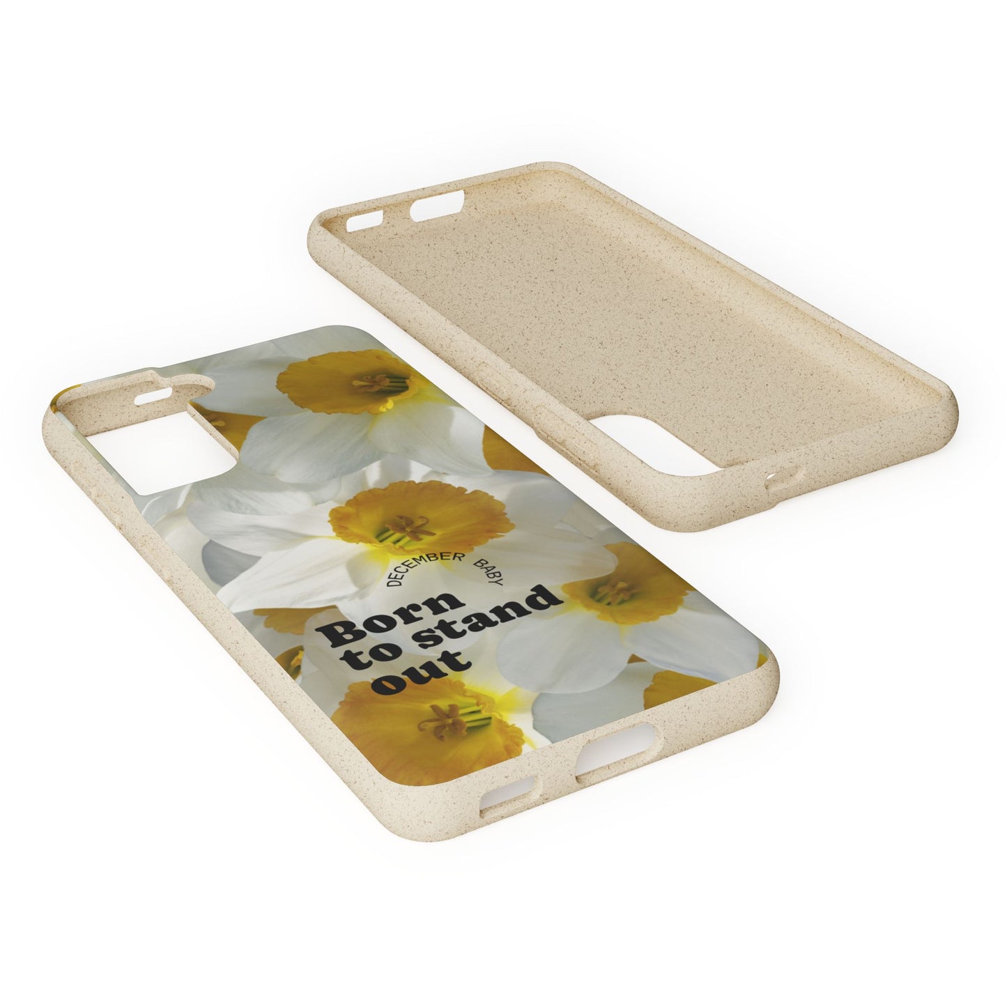 December Eco-friendly birth flower - Biodegradable case