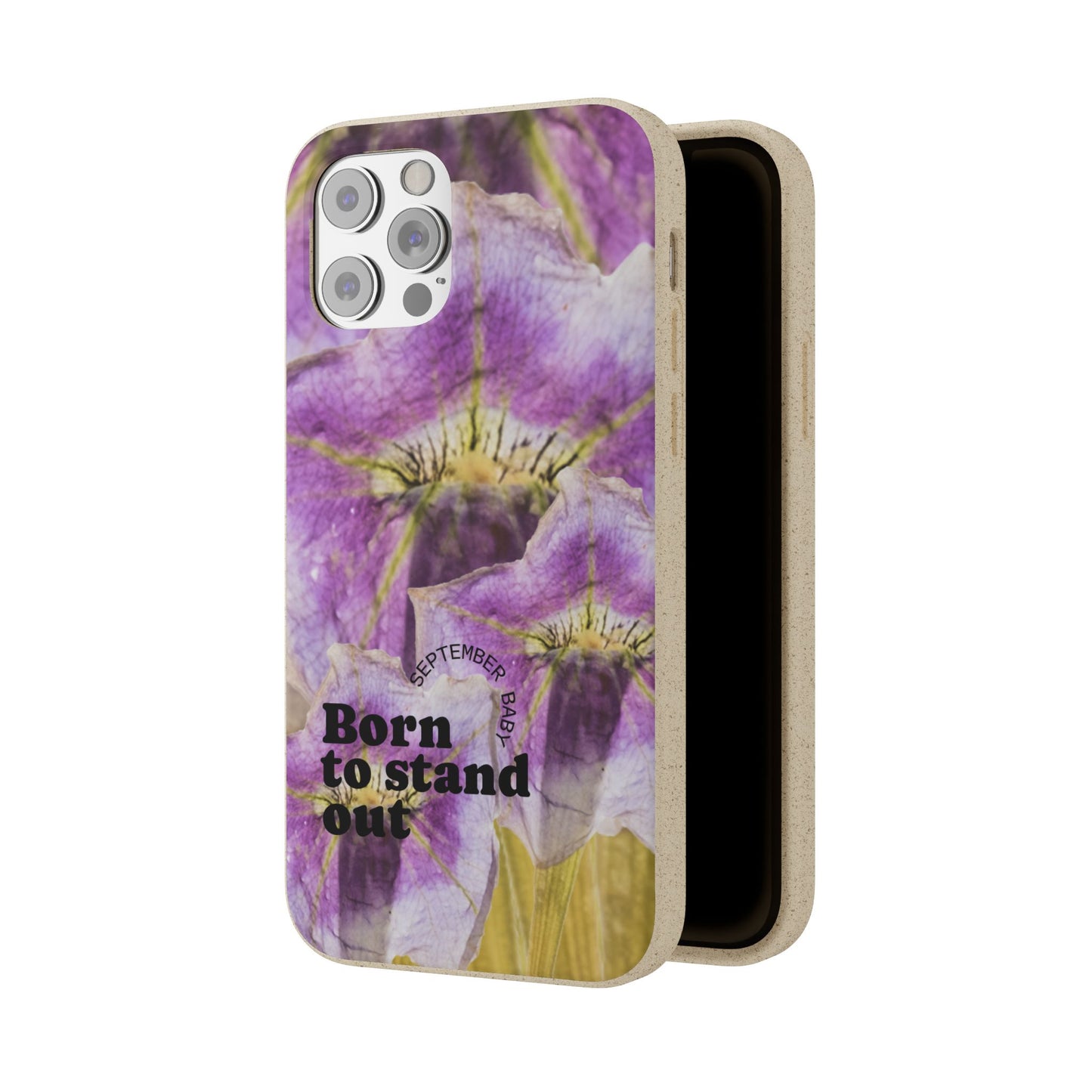 September Eco-friendly birth flower - Biodegradable case