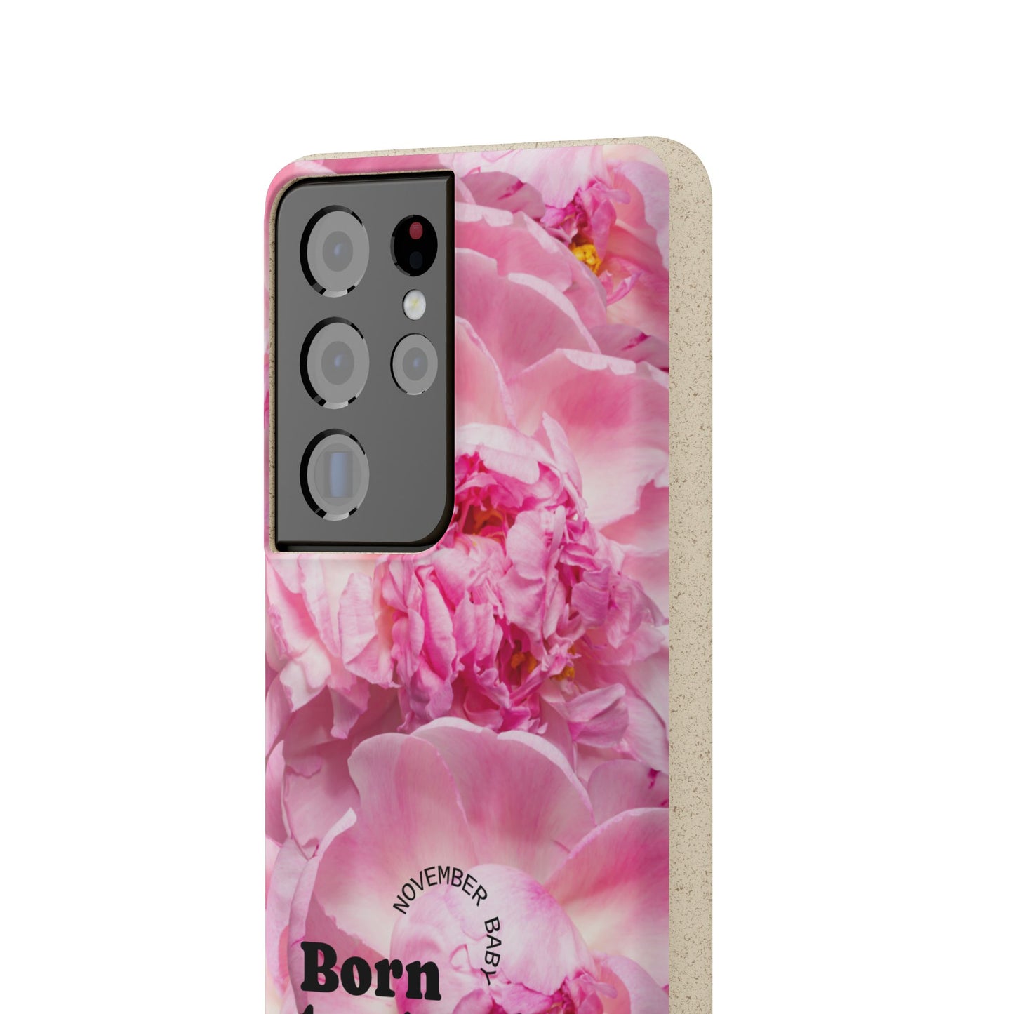 November Eco-friendly birth flower - Biodegradable case