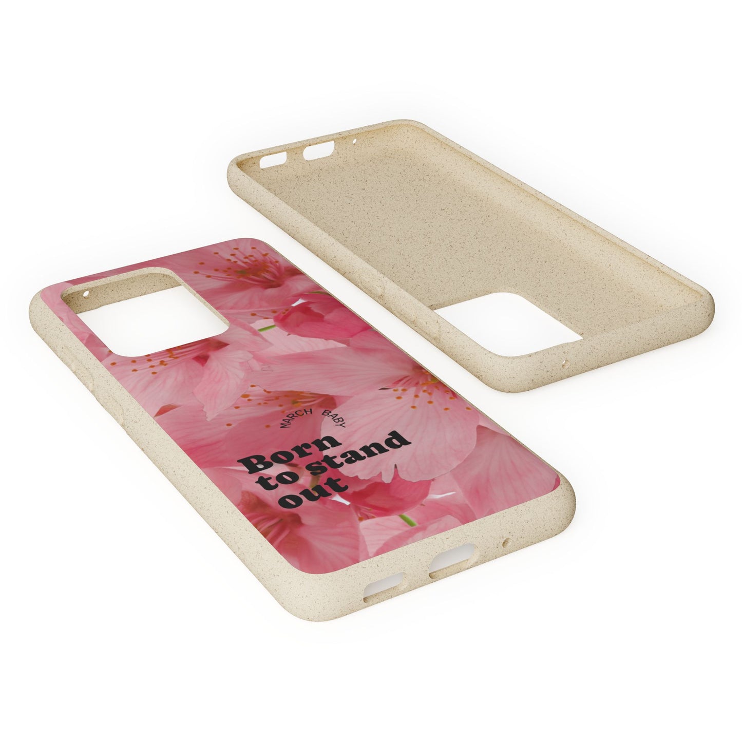 March Eco-friendly birth flower - Biodegradable case