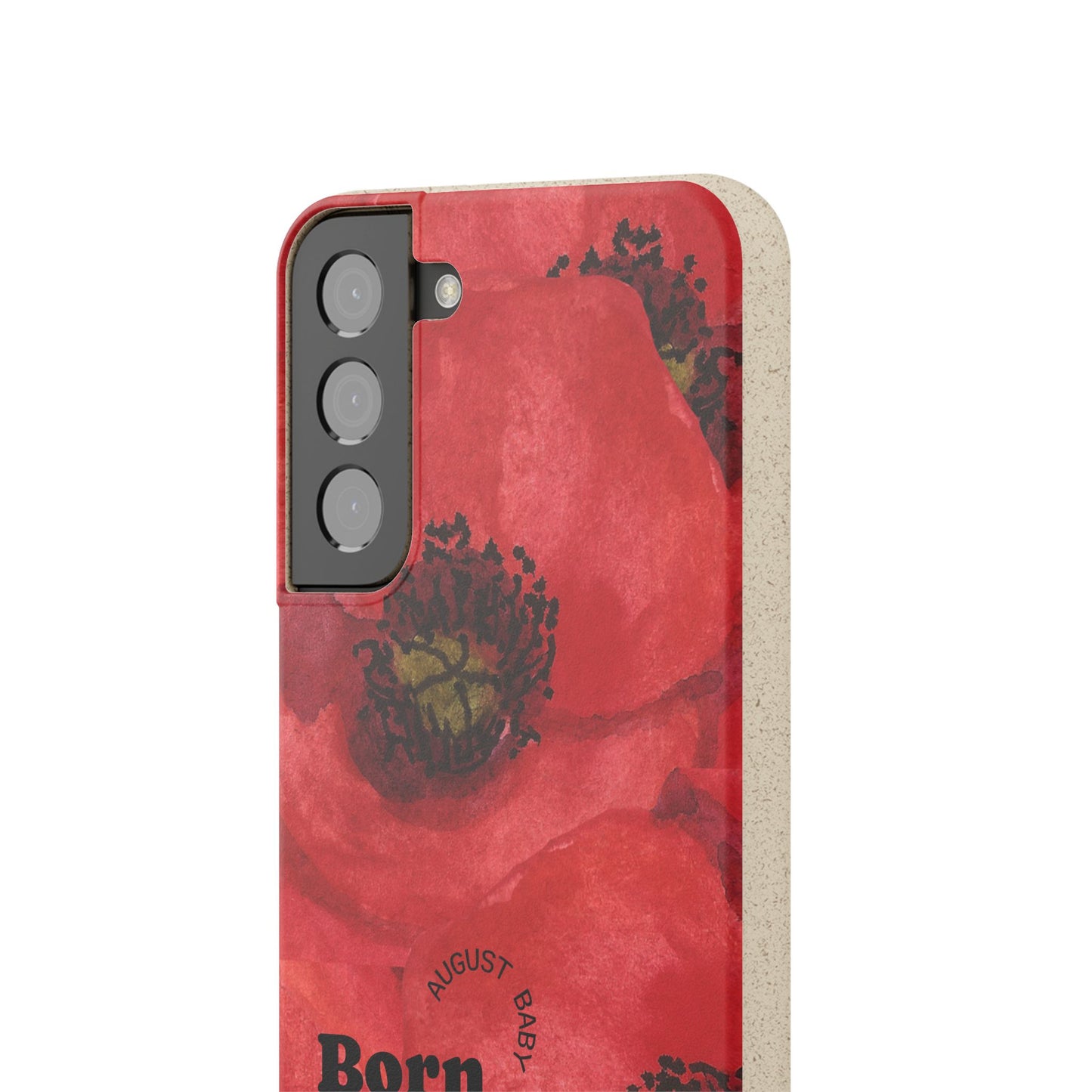 August Eco-friendly birth flower - Biodegradable case