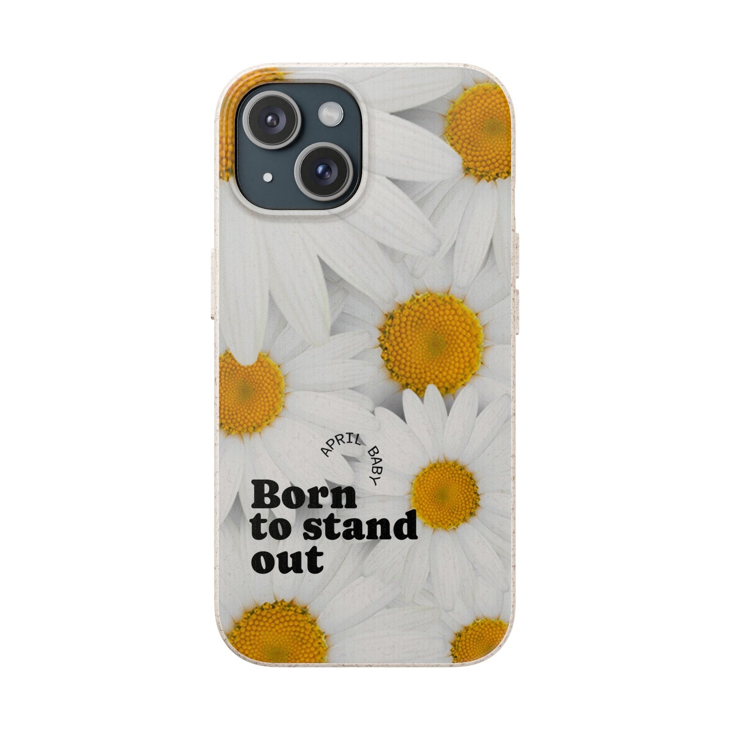 April Eco-friendly birth flower - Biodegradable case