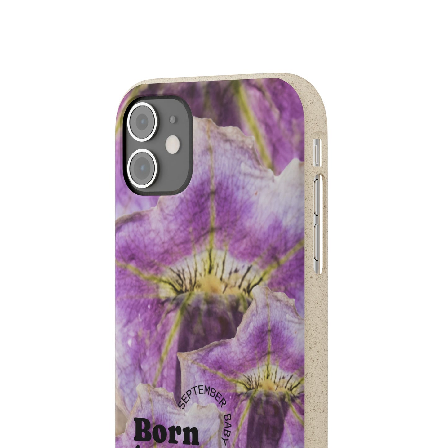 September Eco-friendly birth flower - Biodegradable case