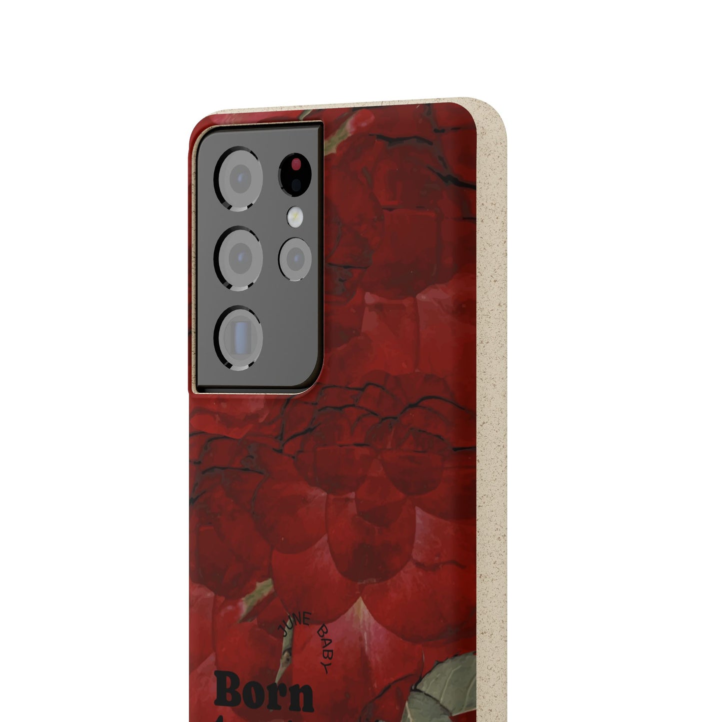 June Eco-friendly birth flower - Biodegradable case