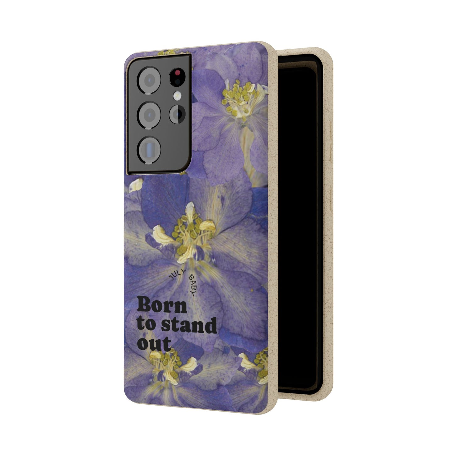 July Eco-friendly birth flower - Biodegradable case