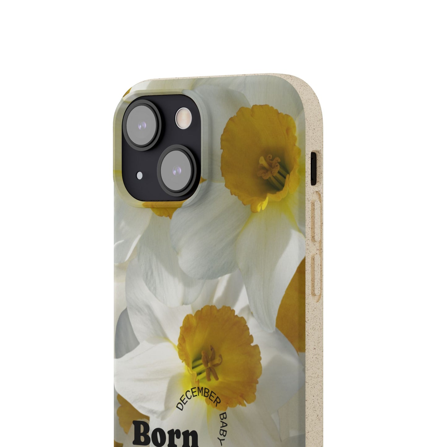 December Eco-friendly birth flower - Biodegradable case