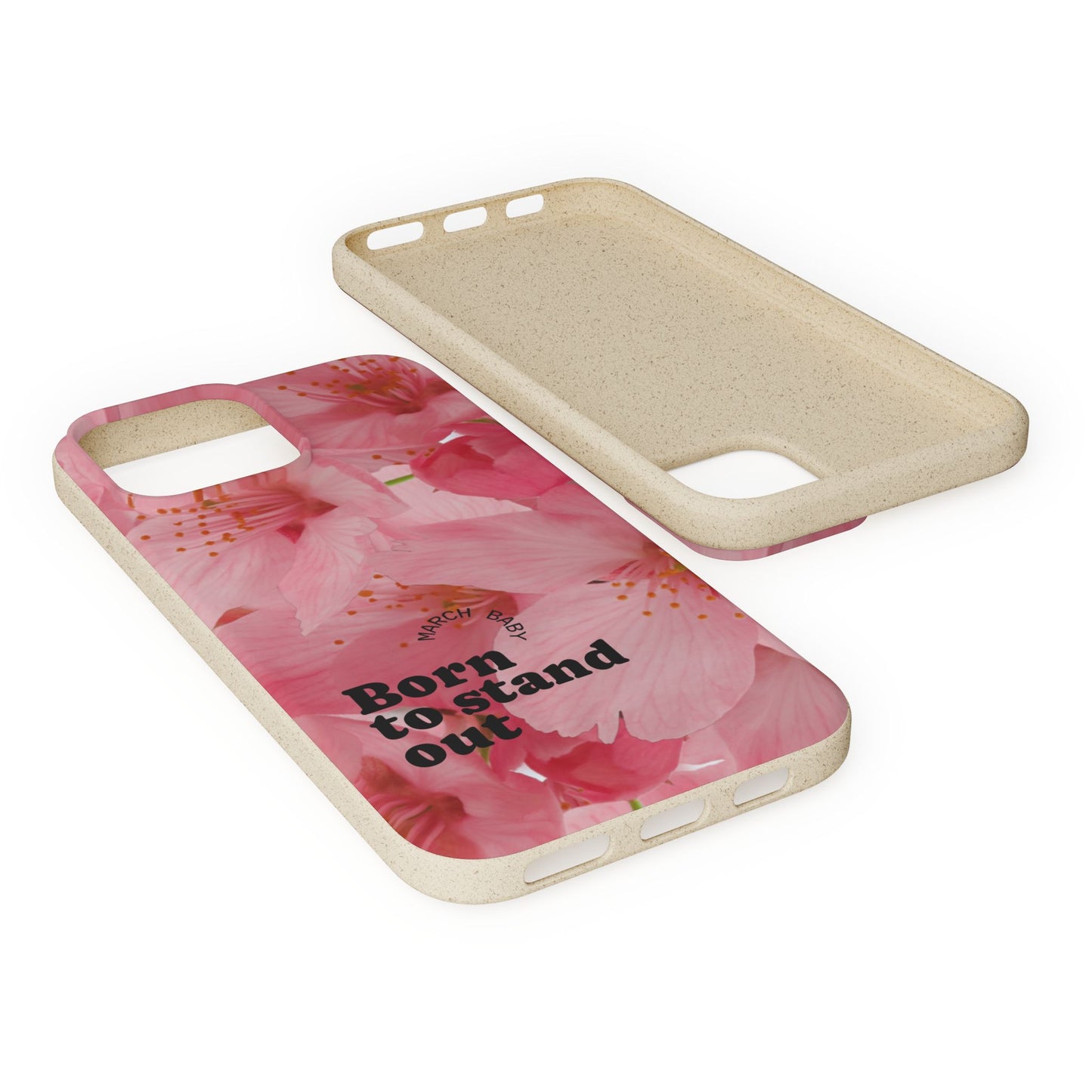 March Eco-friendly birth flower - Biodegradable case