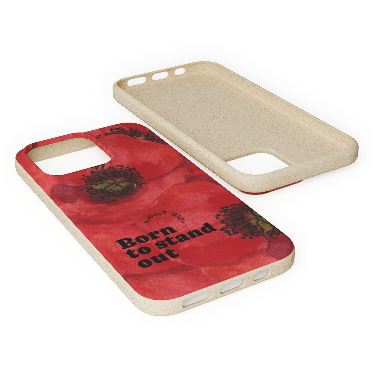 August Eco-friendly birth flower - Biodegradable case