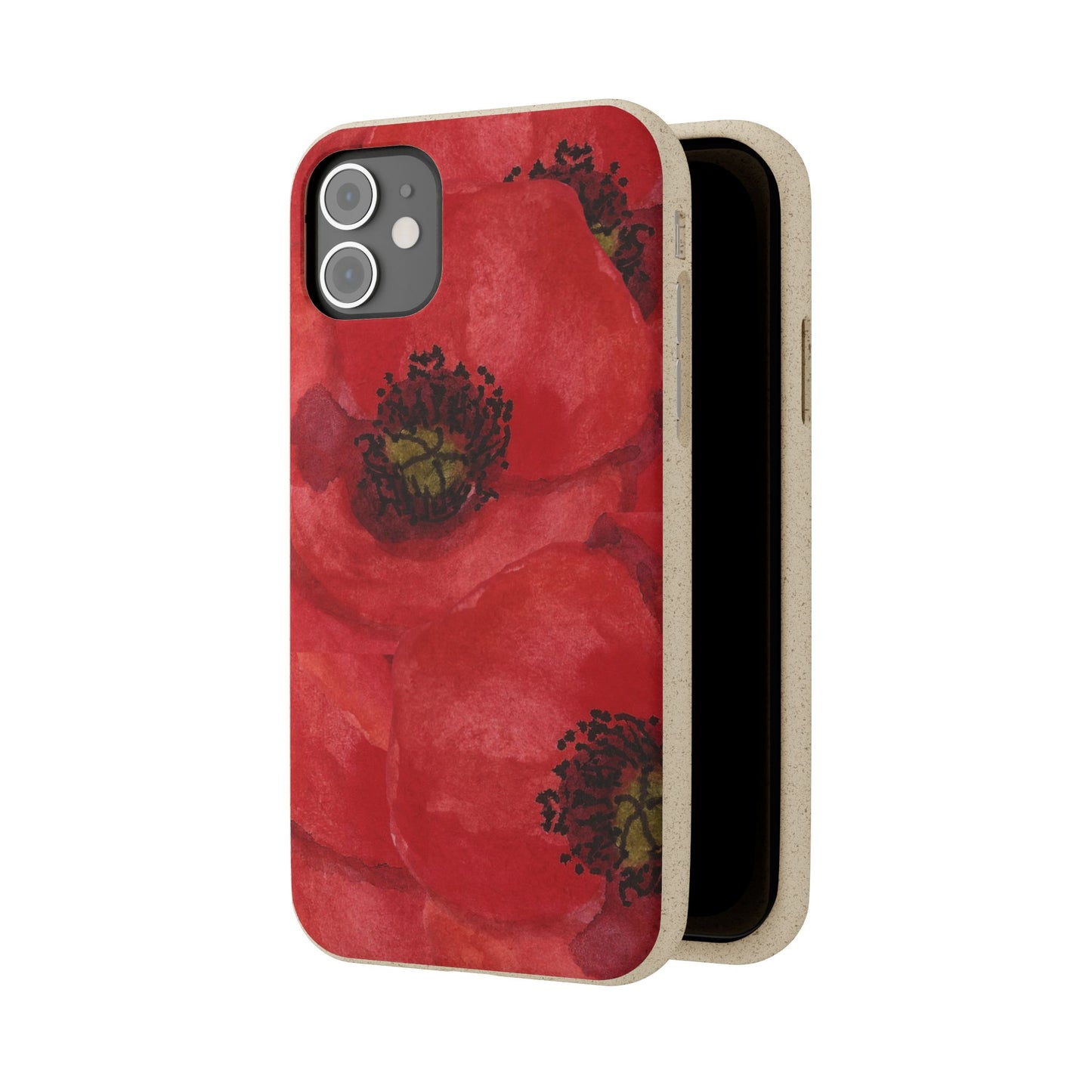 Poppy flower - Biodegradable case