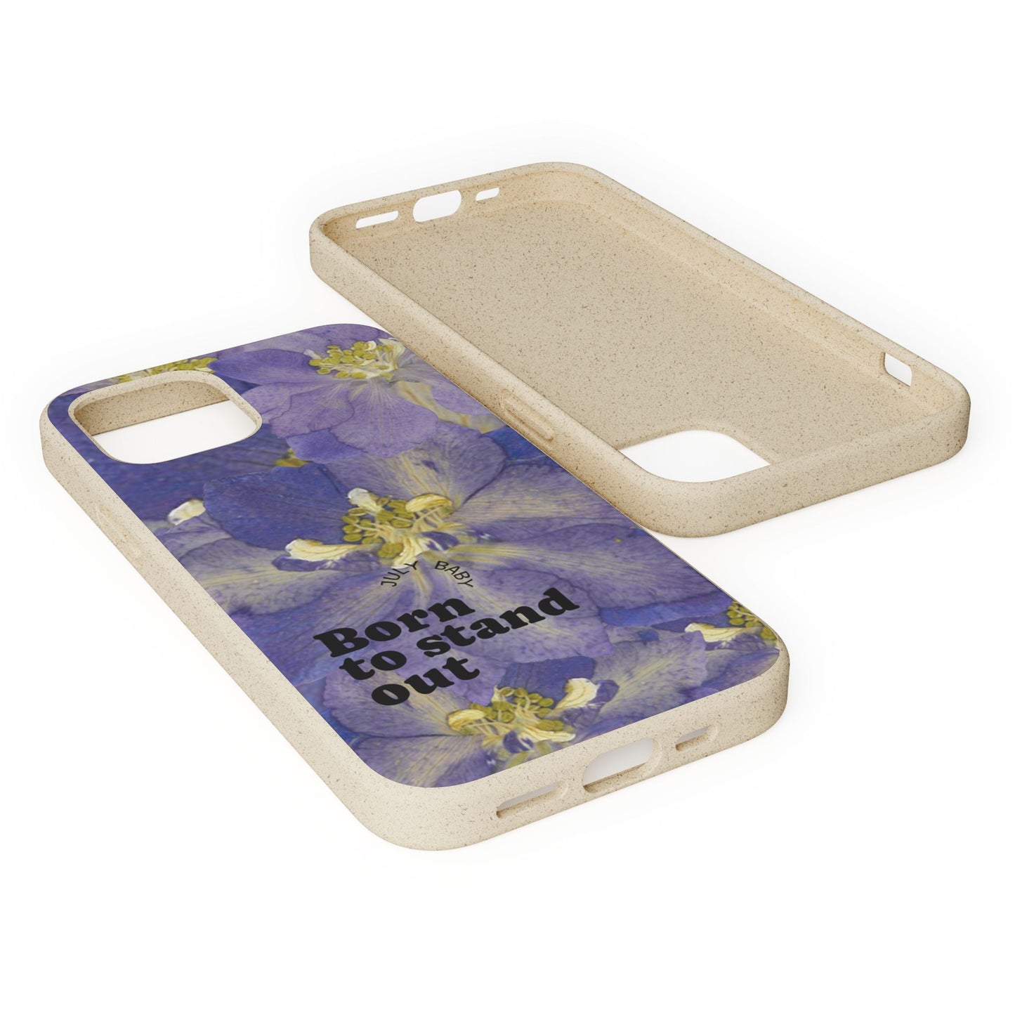 July Eco-friendly birth flower - Biodegradable case