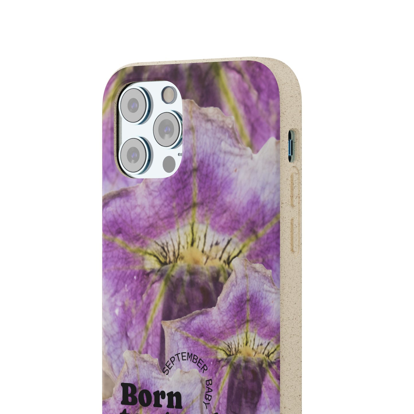 September Eco-friendly birth flower - Biodegradable case