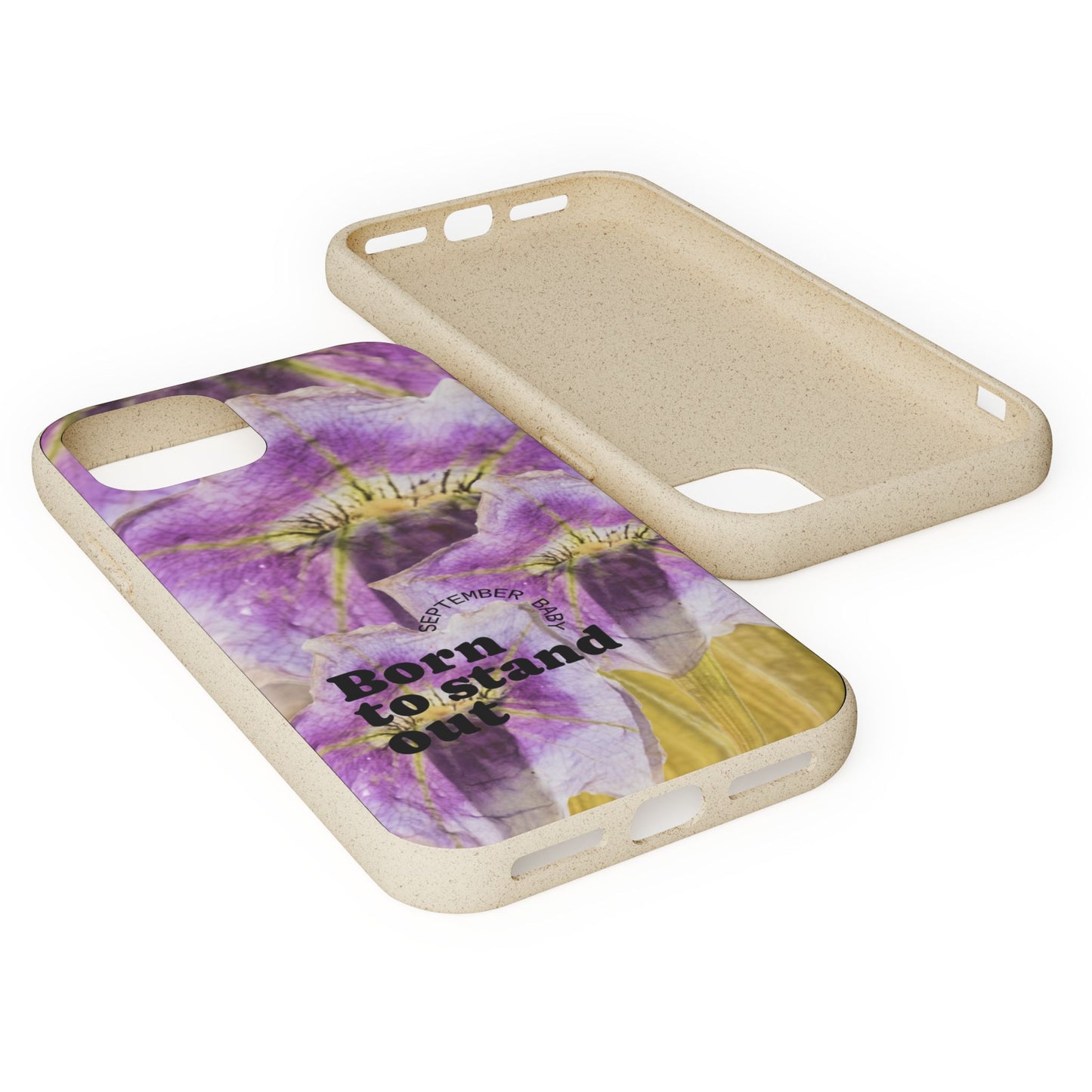 September Eco-friendly birth flower - Biodegradable case