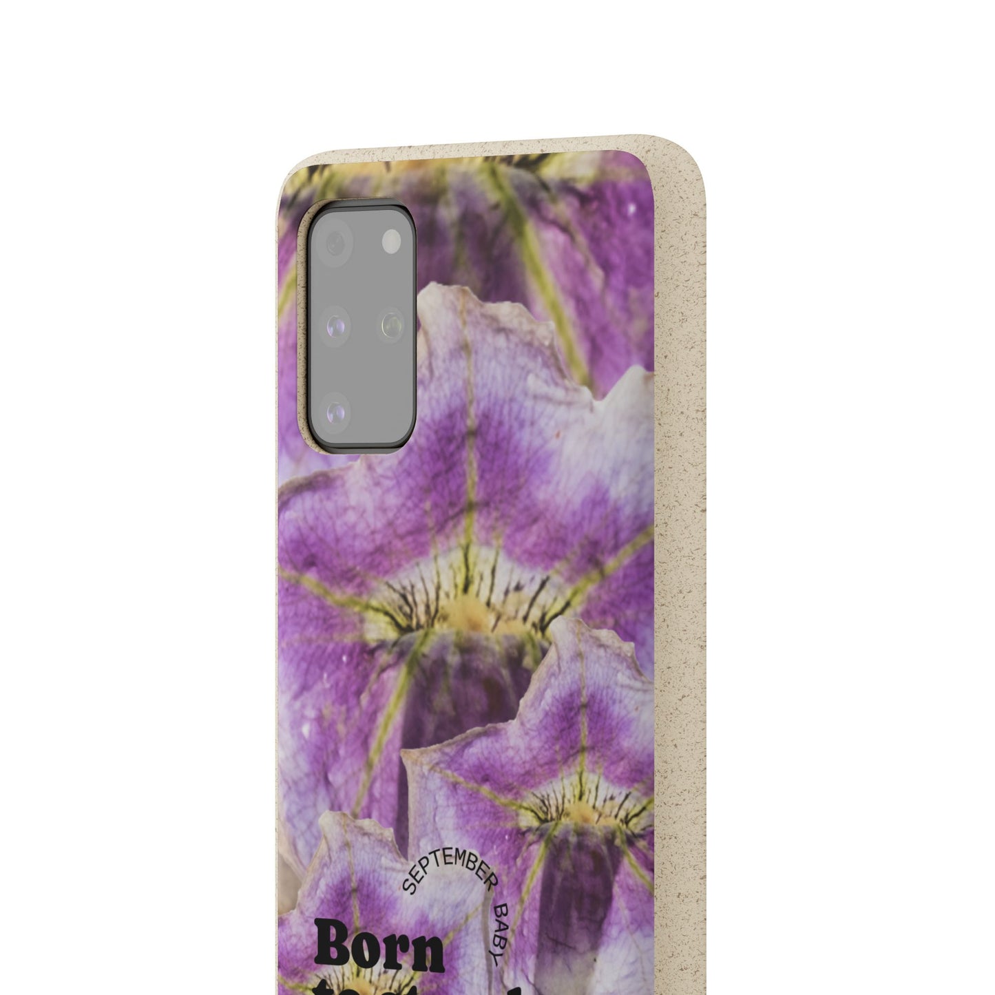 September Eco-friendly birth flower - Biodegradable case