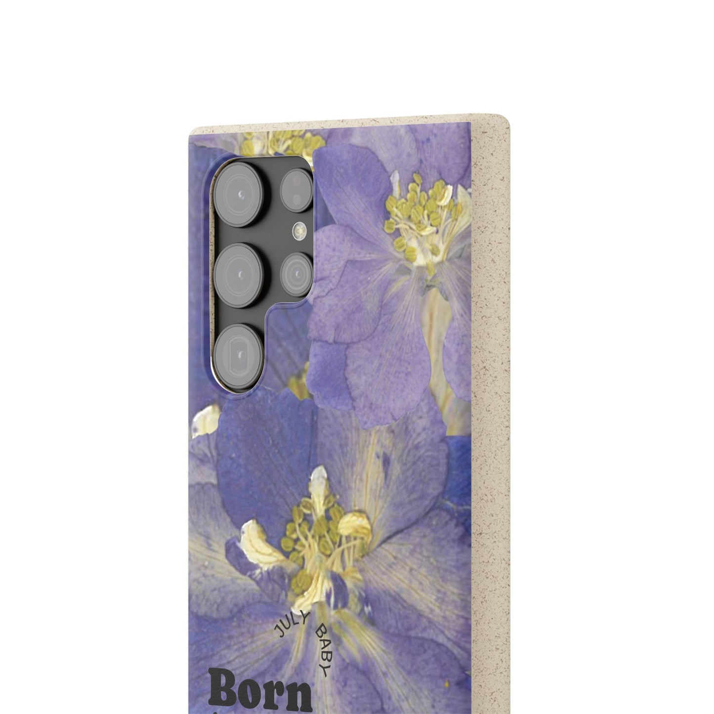 July Eco-friendly birth flower - Biodegradable case