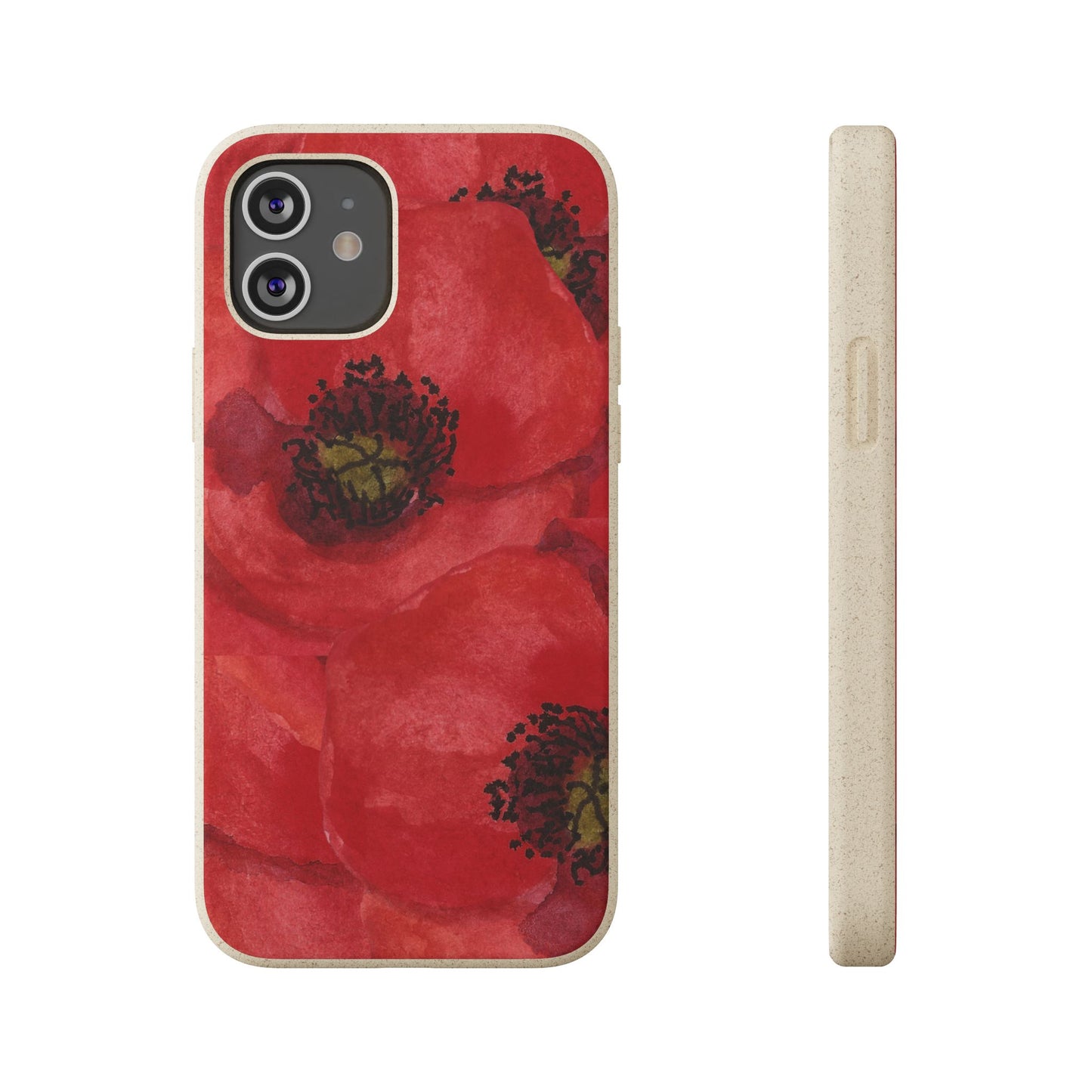 Poppy flower - Biodegradable case