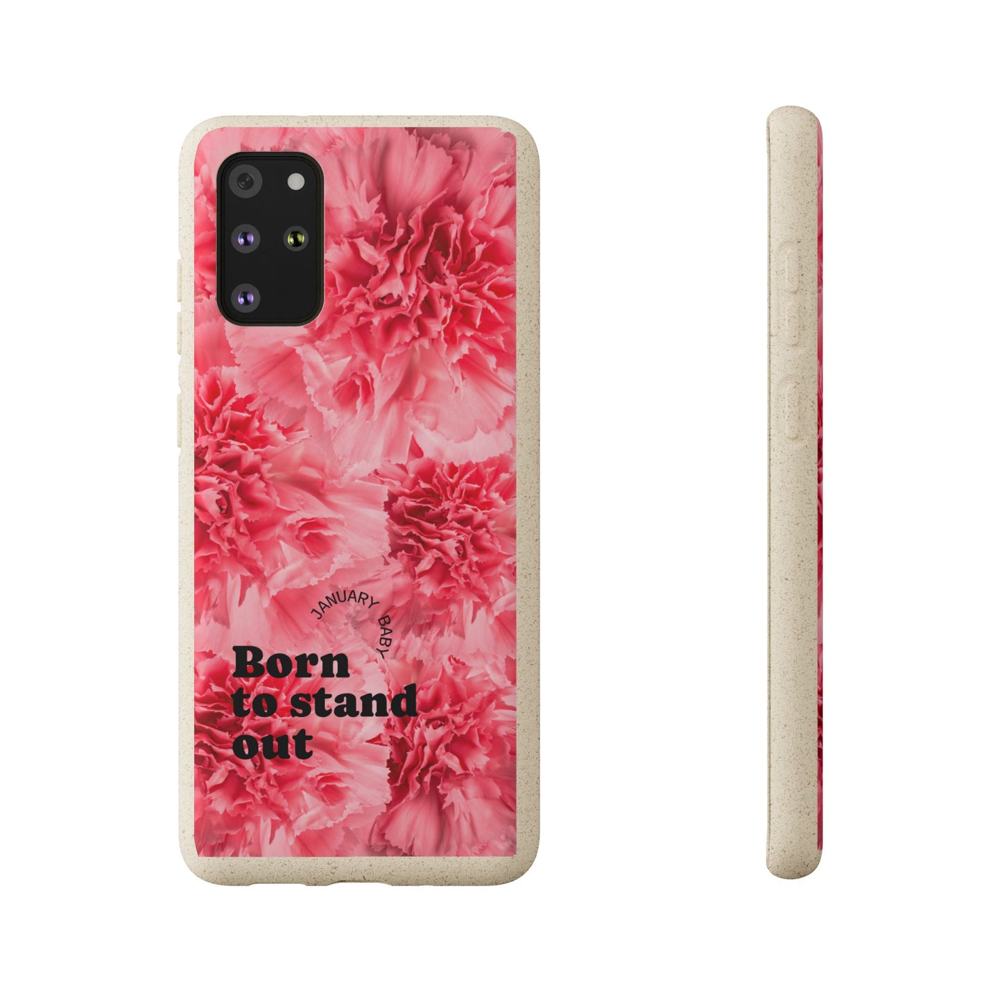 January Eco-friendly birth flower - Biodegradable case