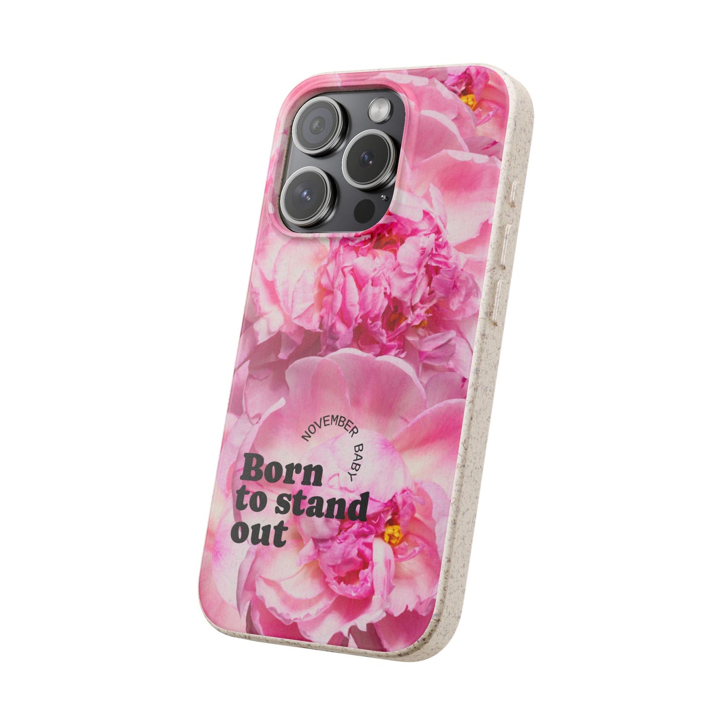 November Eco-friendly birth flower - Biodegradable case