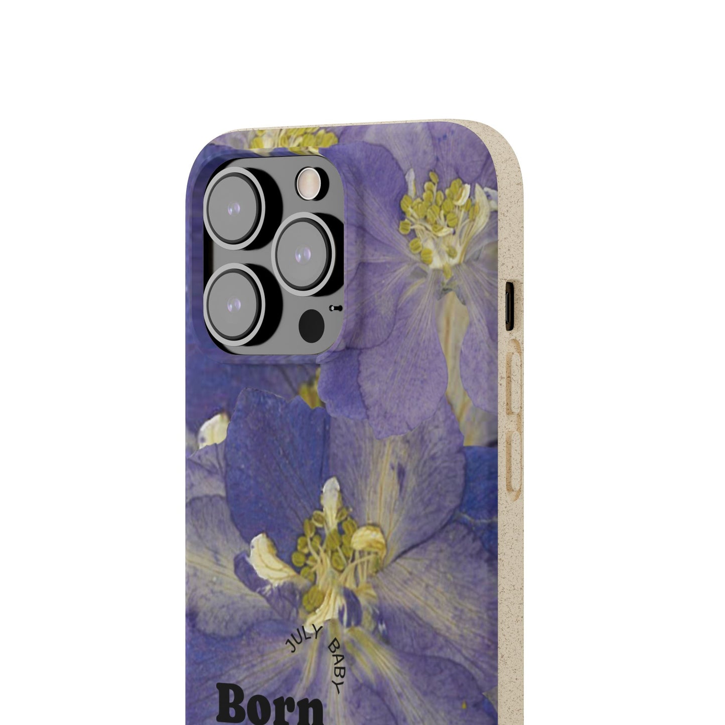 July Eco-friendly birth flower - Biodegradable case
