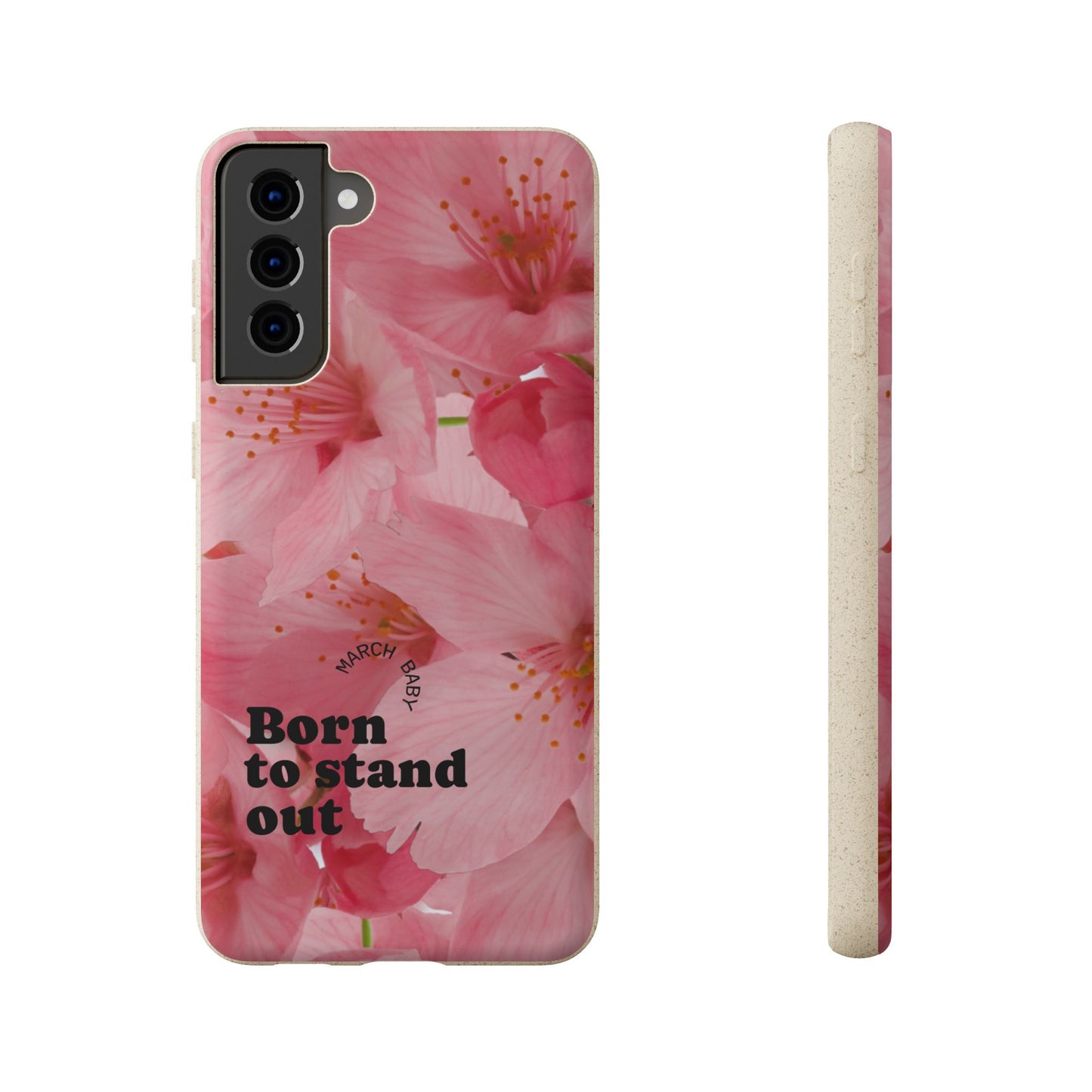 March Eco-friendly birth flower - Biodegradable case