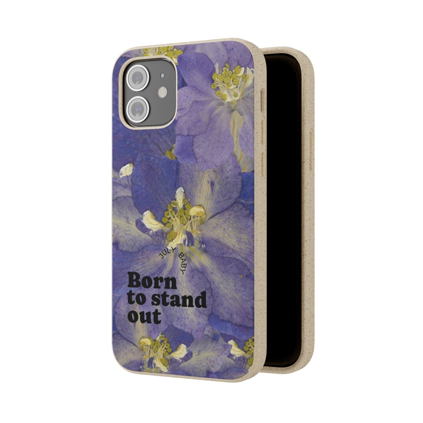 July Eco-friendly birth flower - Biodegradable case