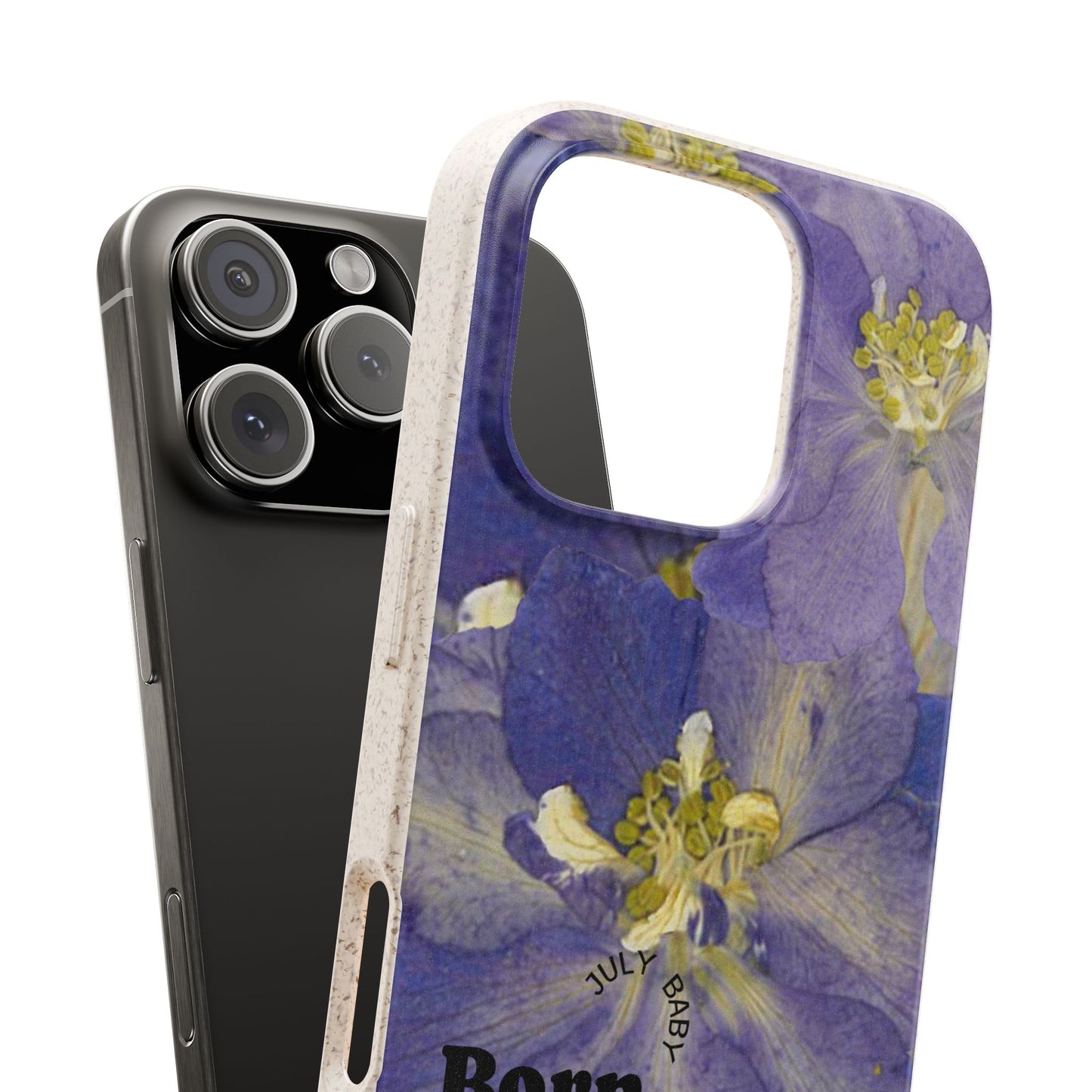 July Eco-friendly birth flower - Biodegradable case