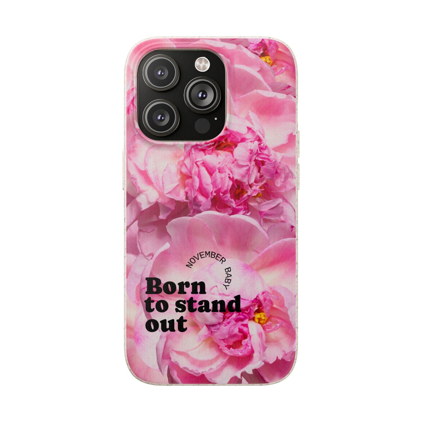 November Eco-friendly birth flower - Biodegradable case