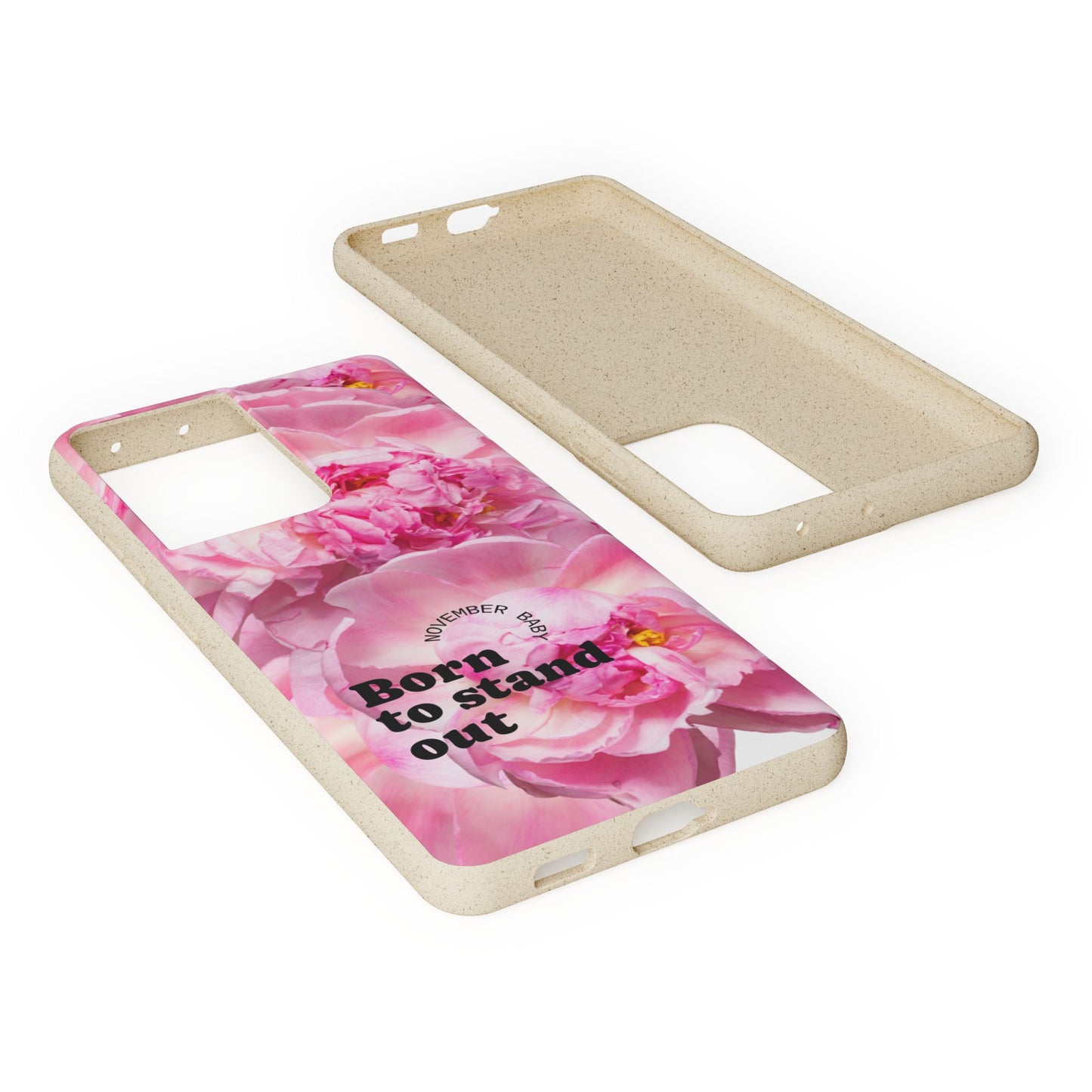 November Eco-friendly birth flower - Biodegradable case