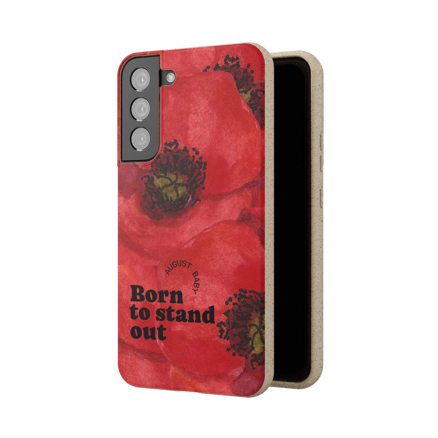 August Eco-friendly birth flower - Biodegradable case