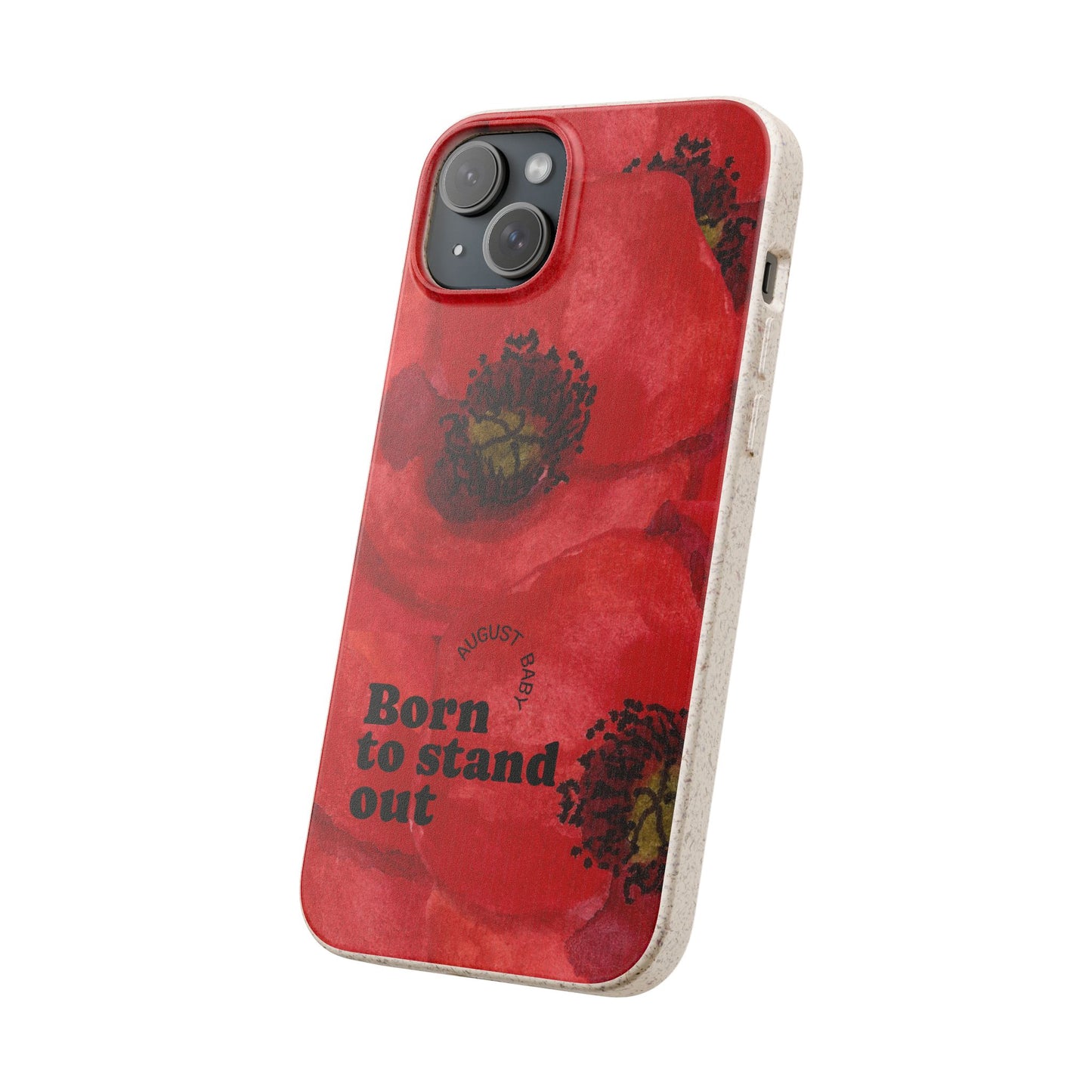 August Eco-friendly birth flower - Biodegradable case