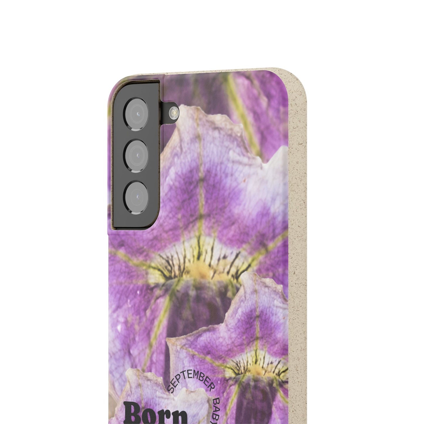September Eco-friendly birth flower - Biodegradable case