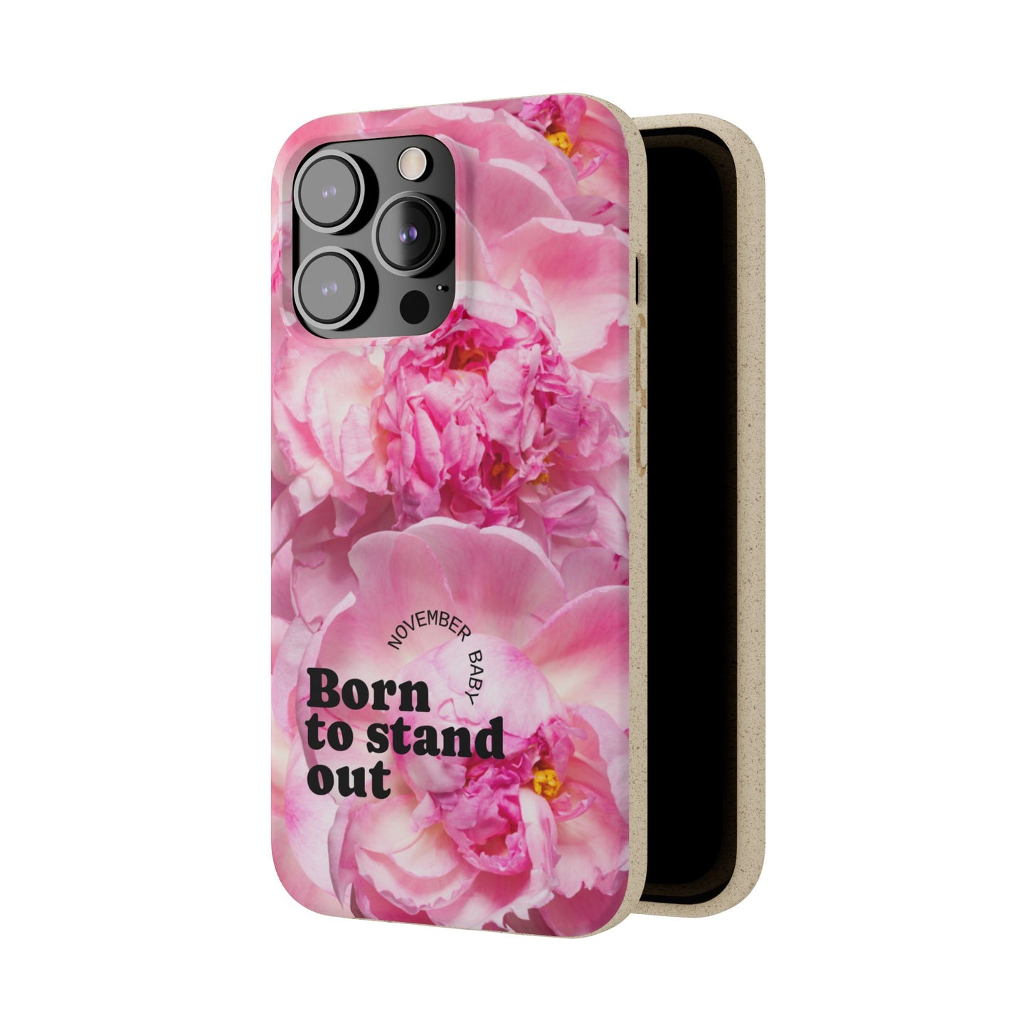 November Eco-friendly birth flower - Biodegradable case