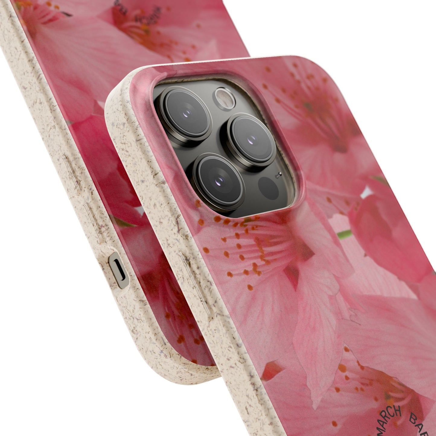 March Eco-friendly birth flower - Biodegradable case