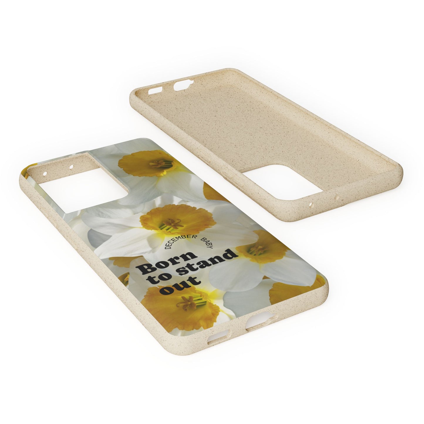 December Eco-friendly birth flower - Biodegradable case