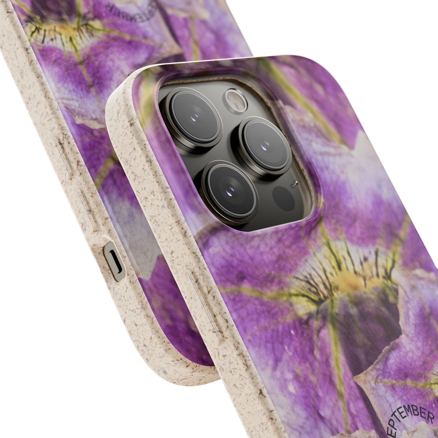 September Eco-friendly birth flower - Biodegradable case