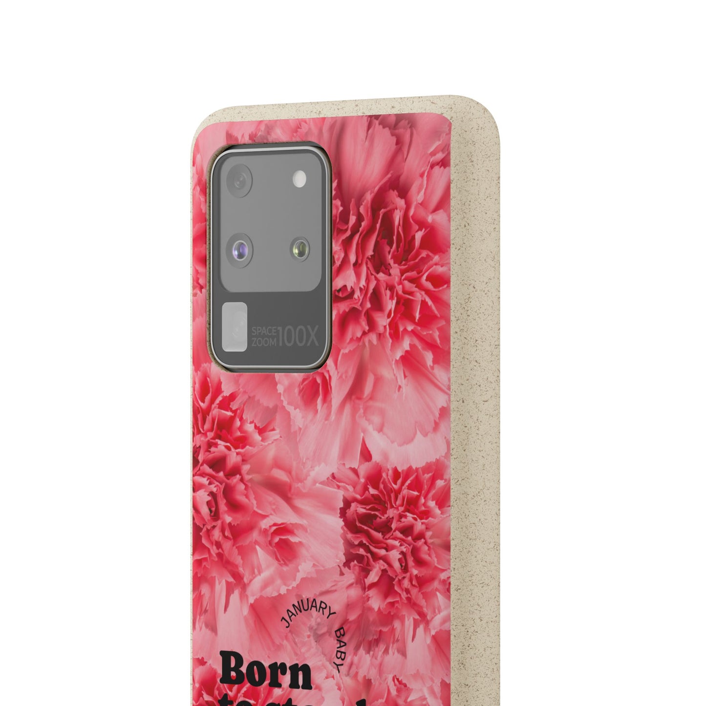 January Eco-friendly birth flower - Biodegradable case