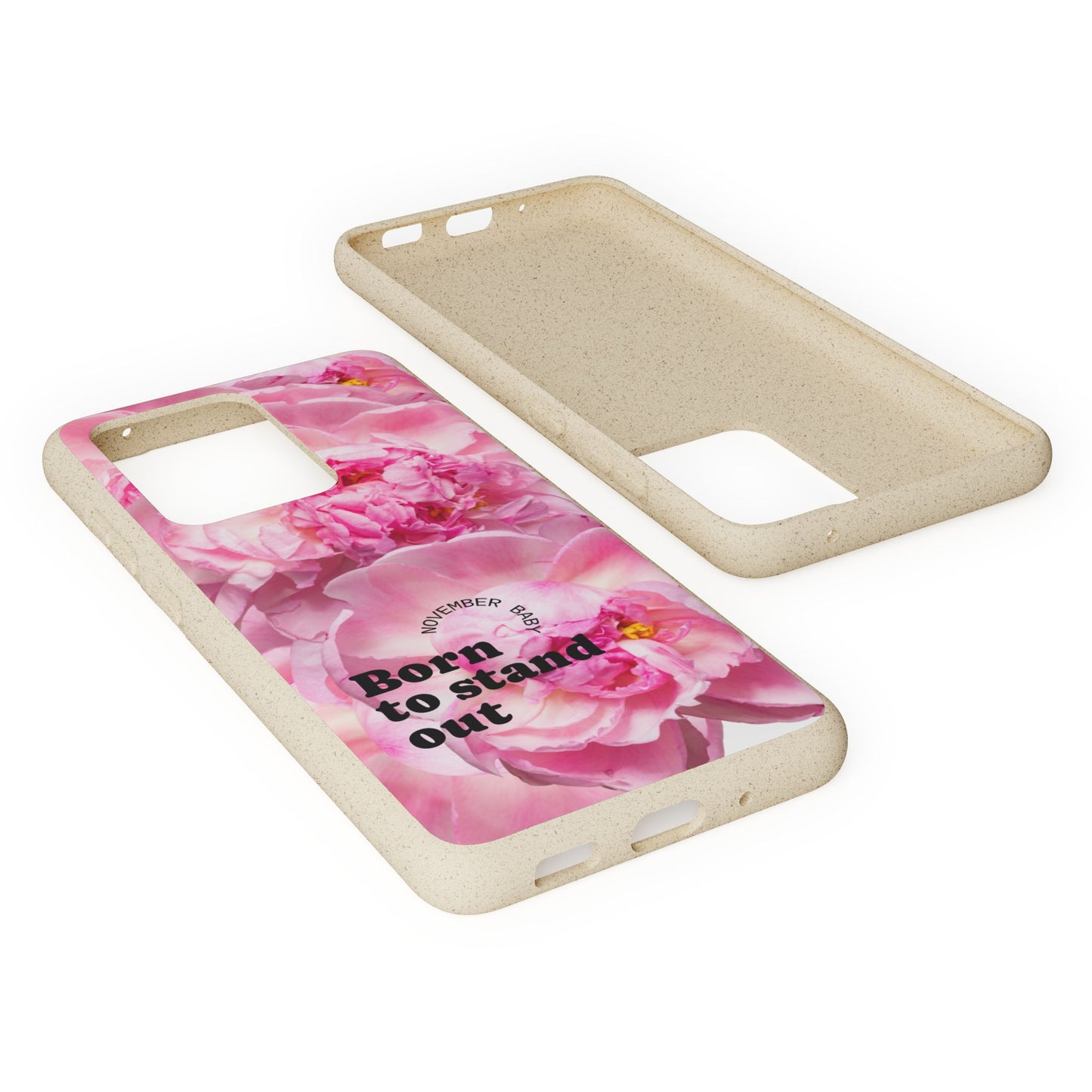 November Eco-friendly birth flower - Biodegradable case