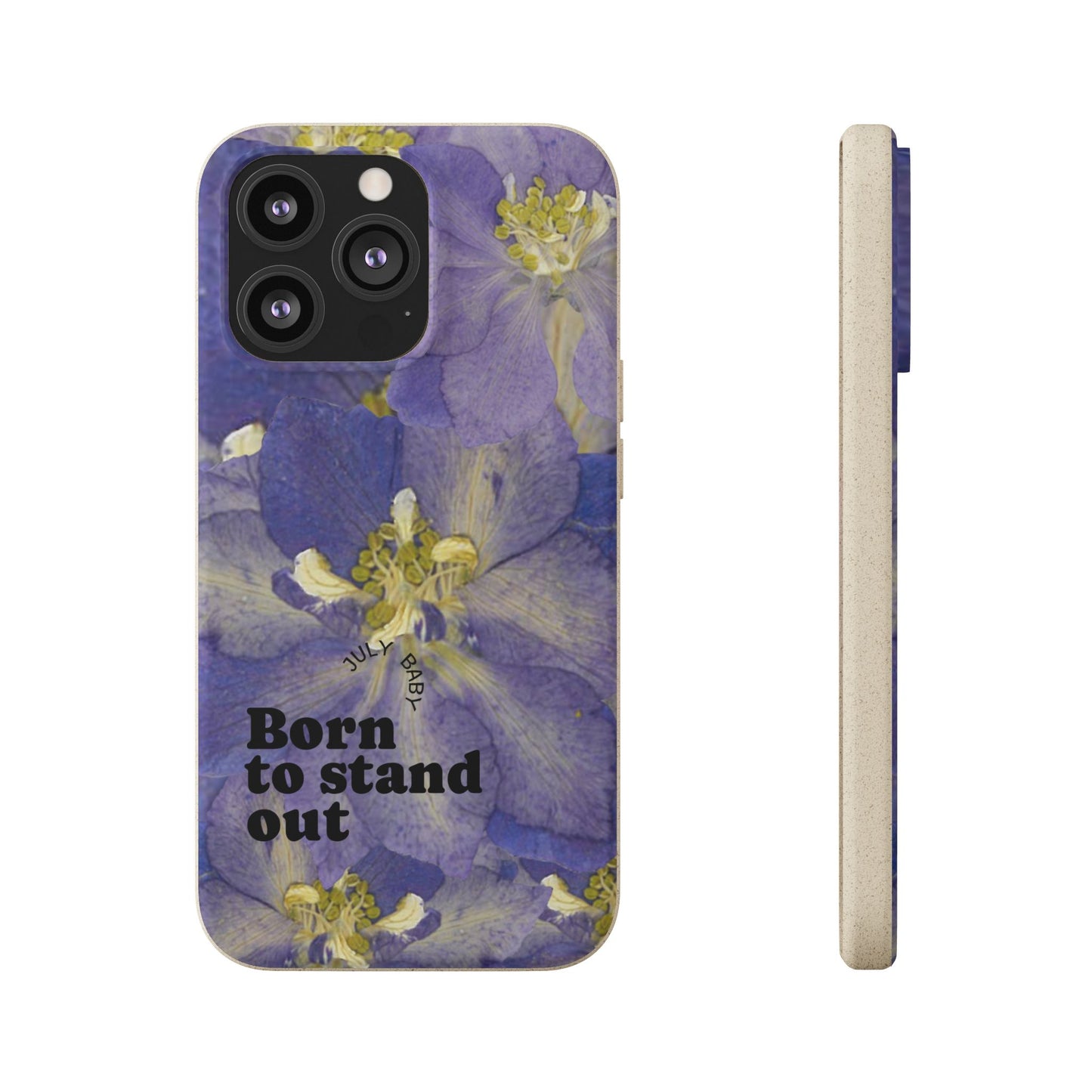 July Eco-friendly birth flower - Biodegradable case