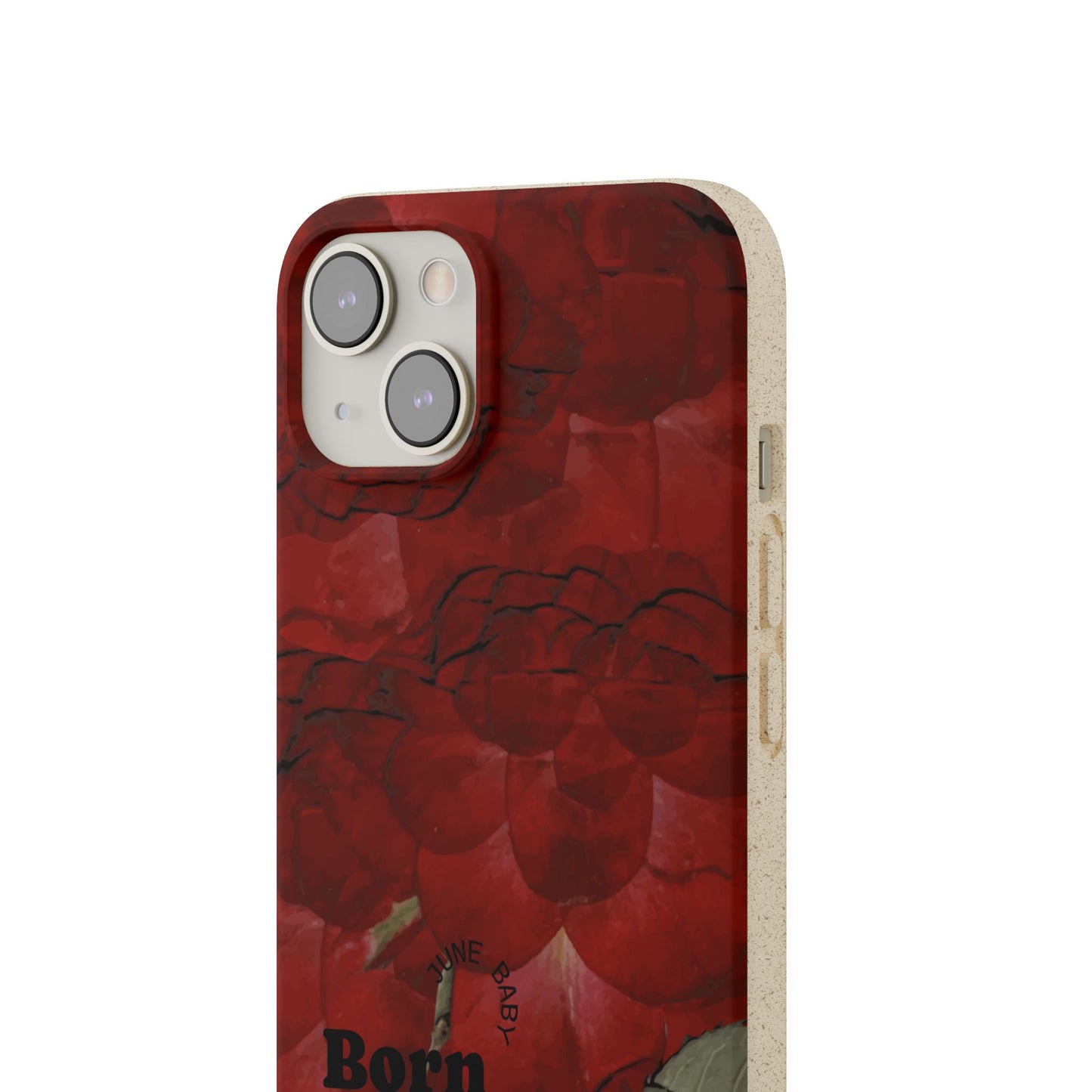 June Eco-friendly birth flower - Biodegradable case
