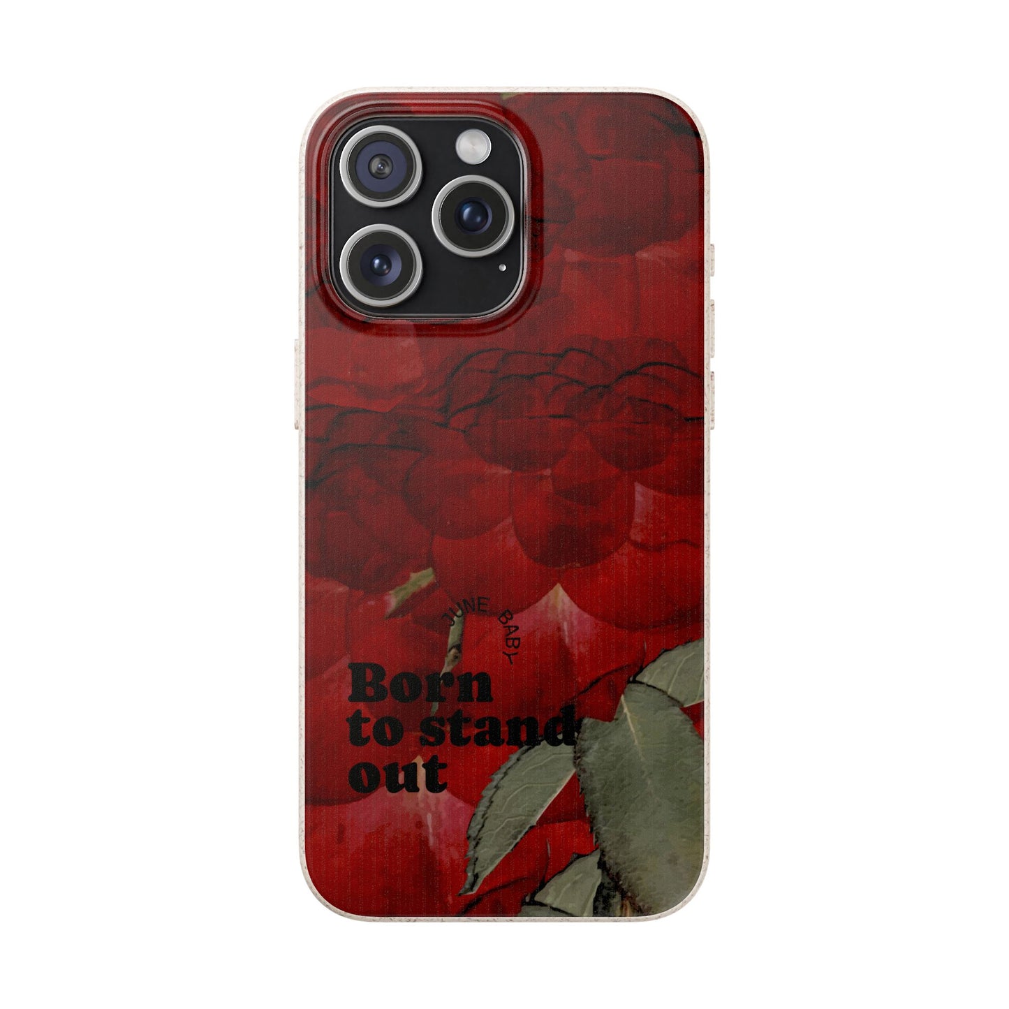 June Eco-friendly birth flower - Biodegradable case