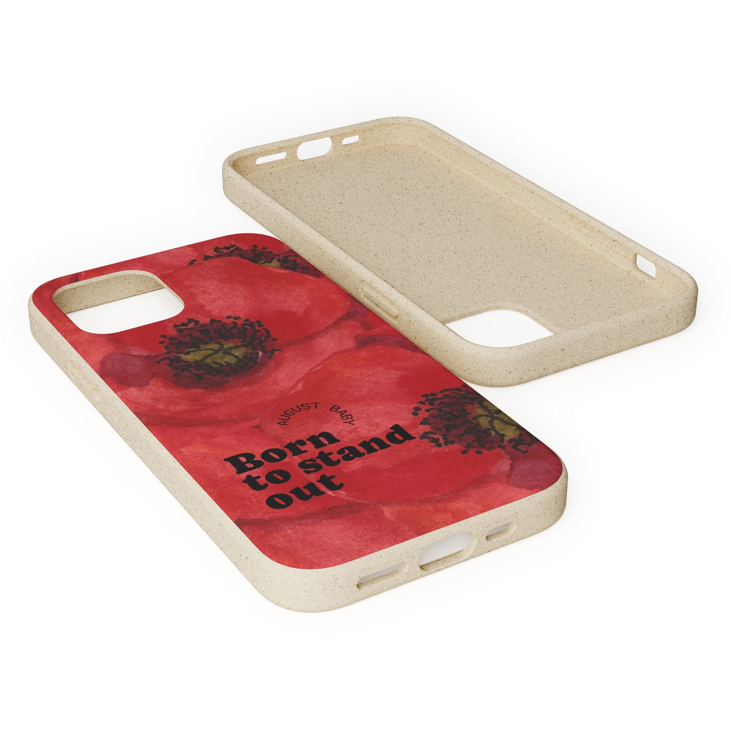 August Eco-friendly birth flower - Biodegradable case